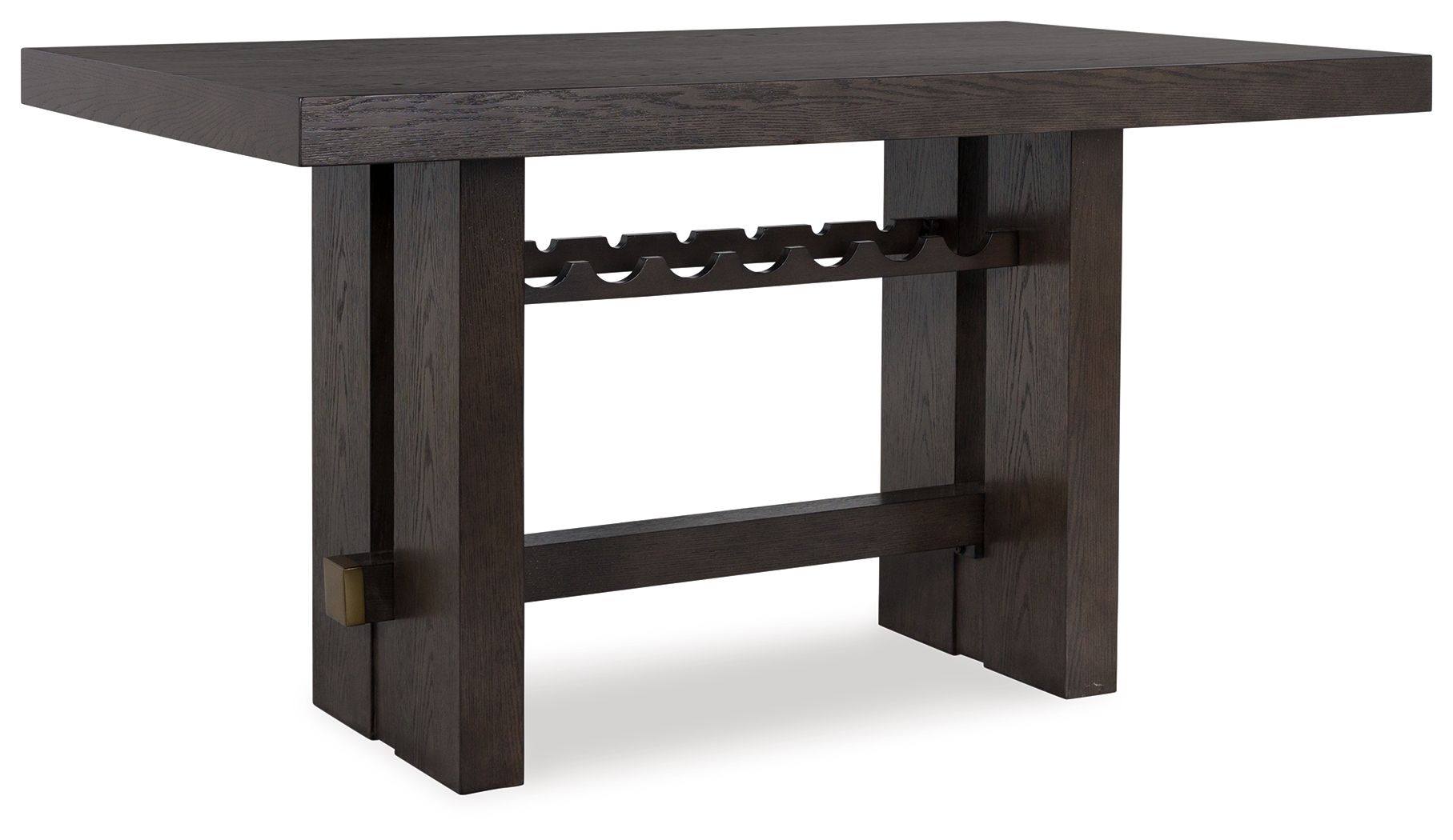 Burkhaus – Rectangular Dining Room Counter Table – Dark Brown