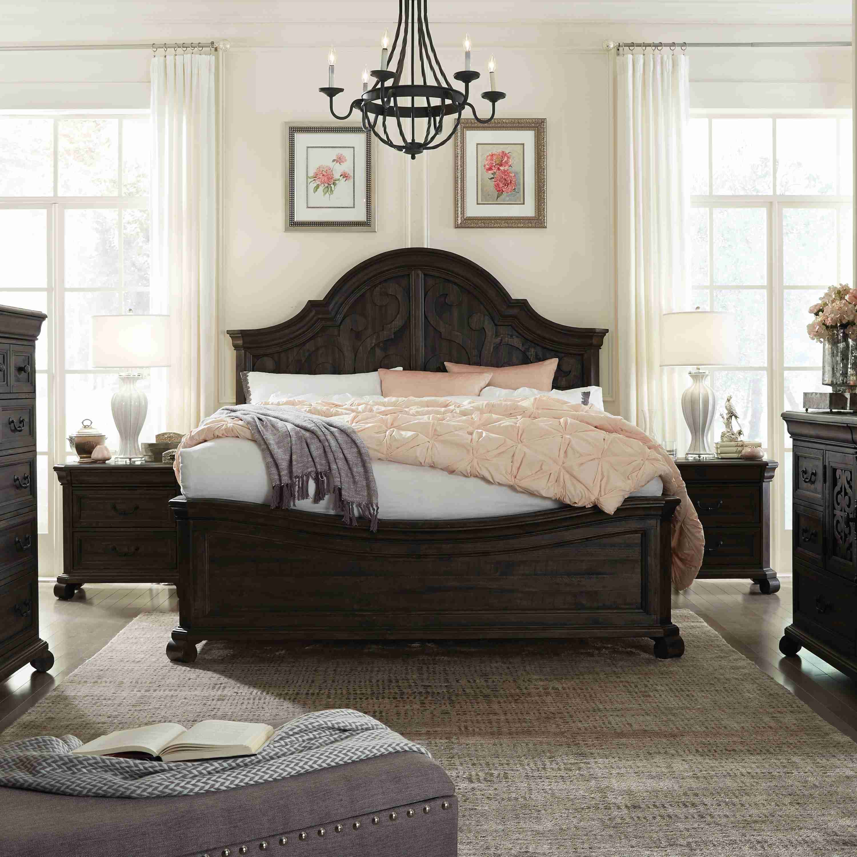 Bellamy - Complete Shaped Panel Bed - Image 3