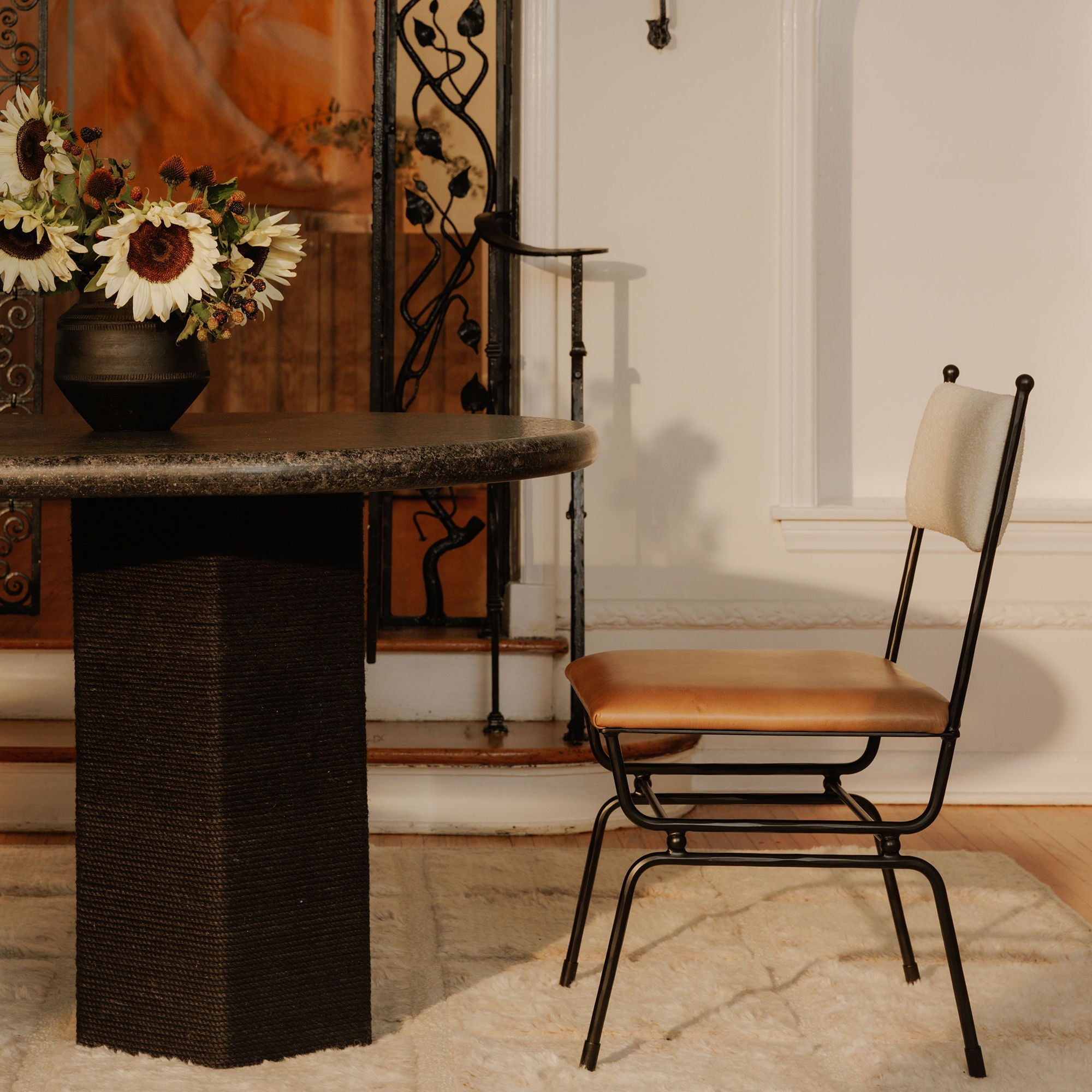 Posta - Dining Chair - Brown / Beige - Image 3