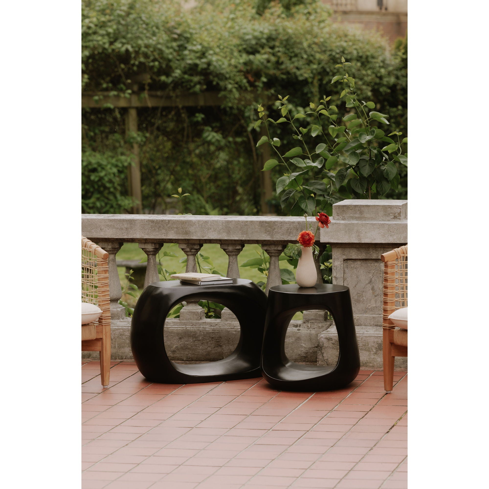 Rothko - Outdoor Stool - Black - Image 2