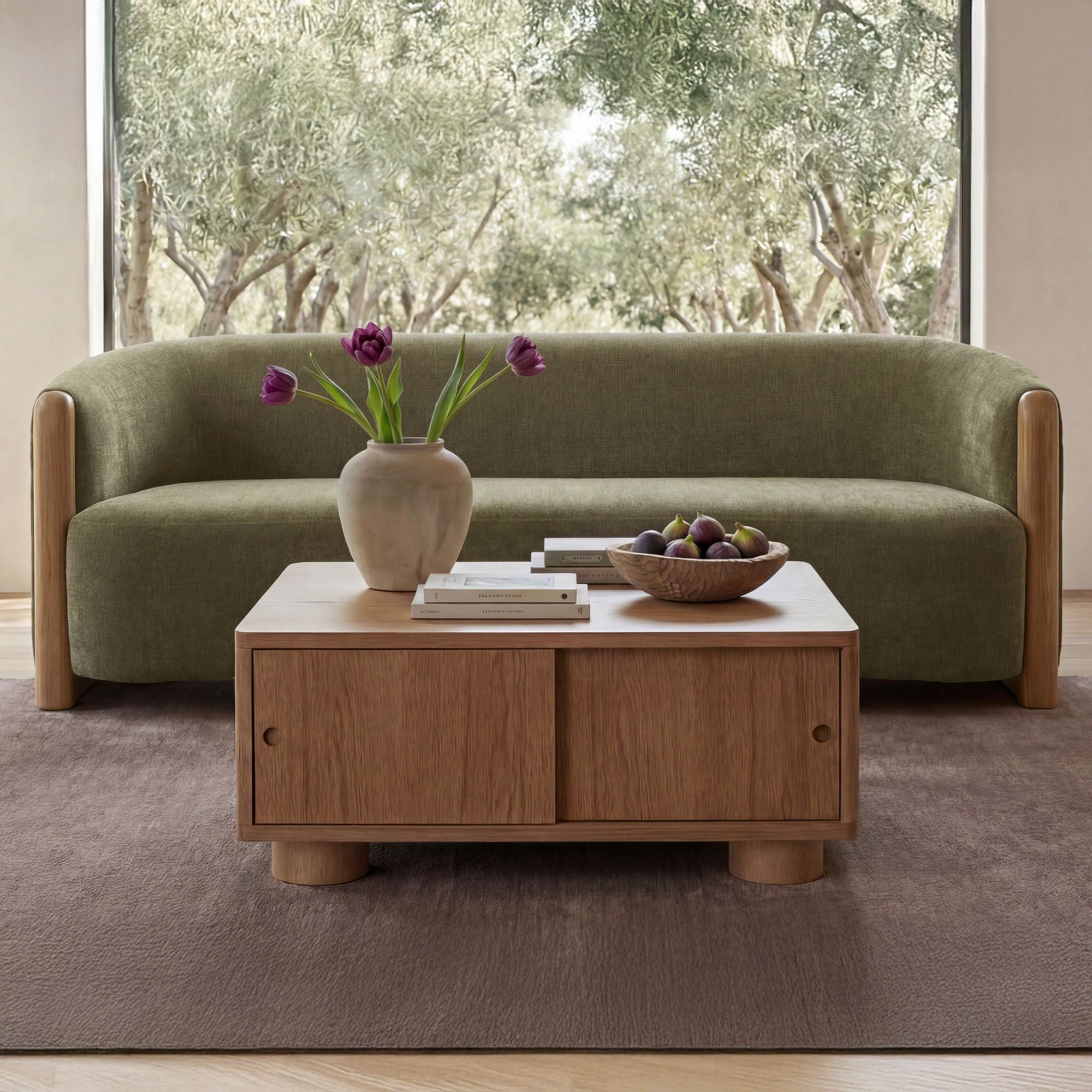 Anya – Sofa – Olive Green