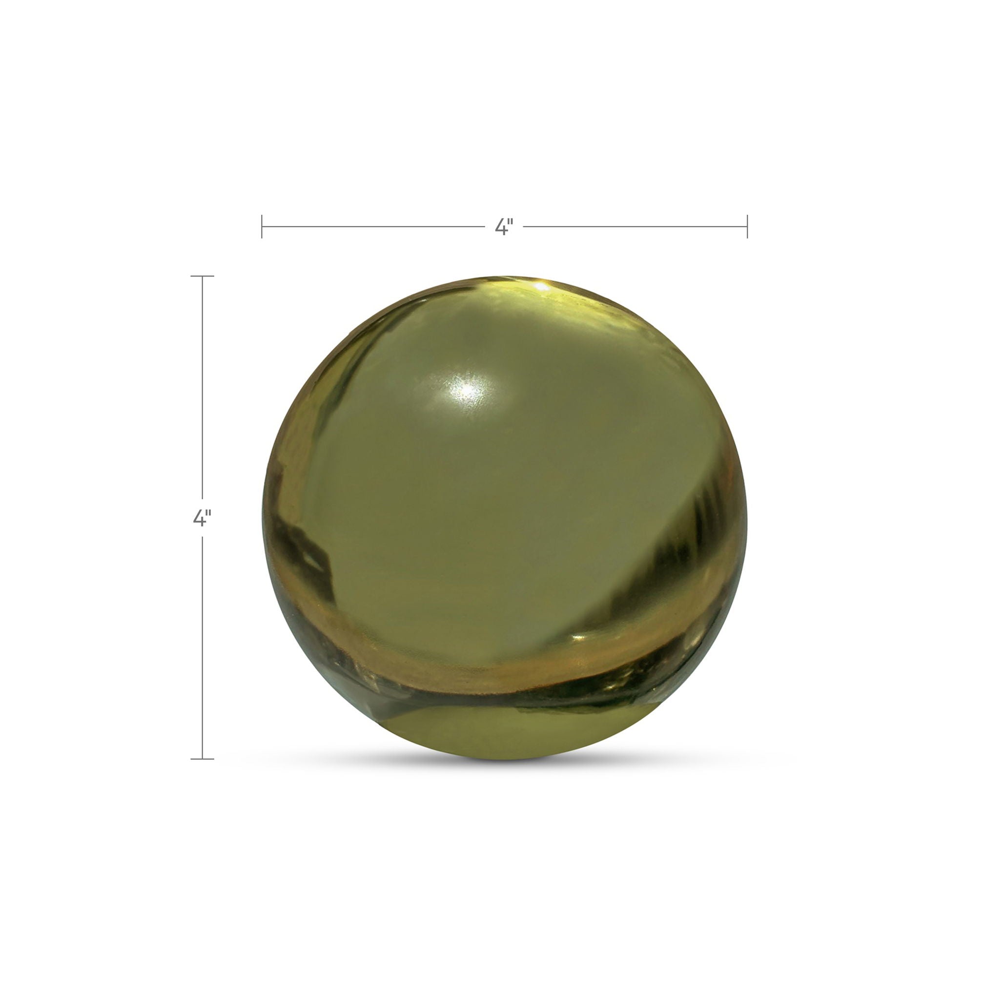 Bonn - Cast Glass Decorative Object - Olive - Image 3
