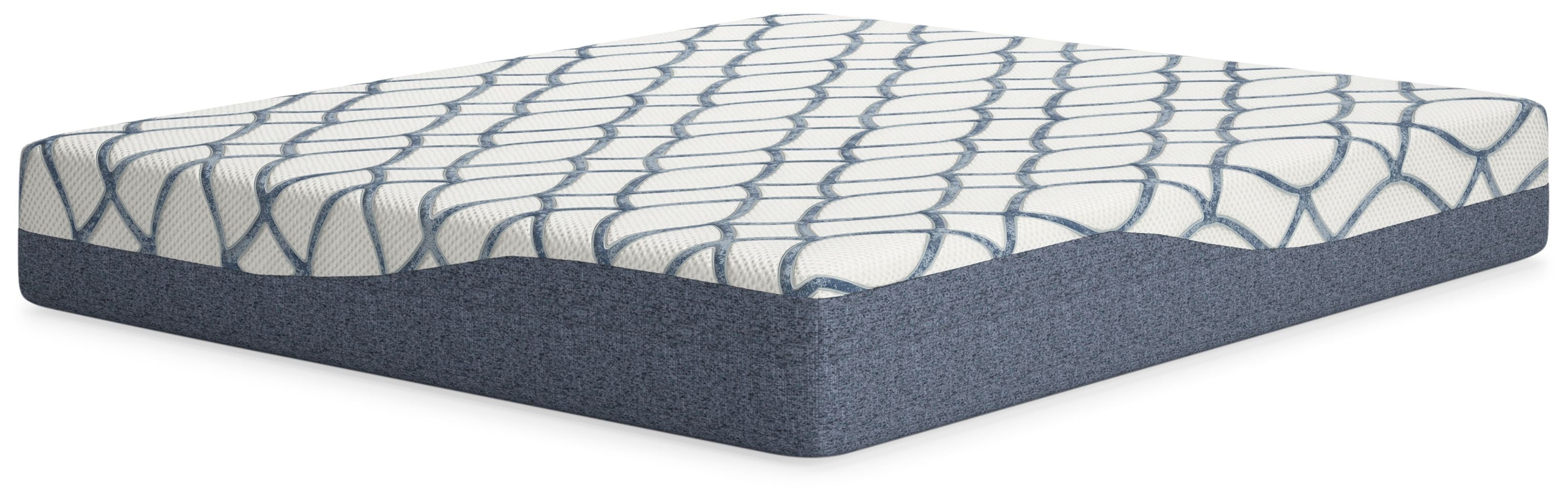 12 Inch Chime Elite 2.0 – California King Mattress – White / Blue
