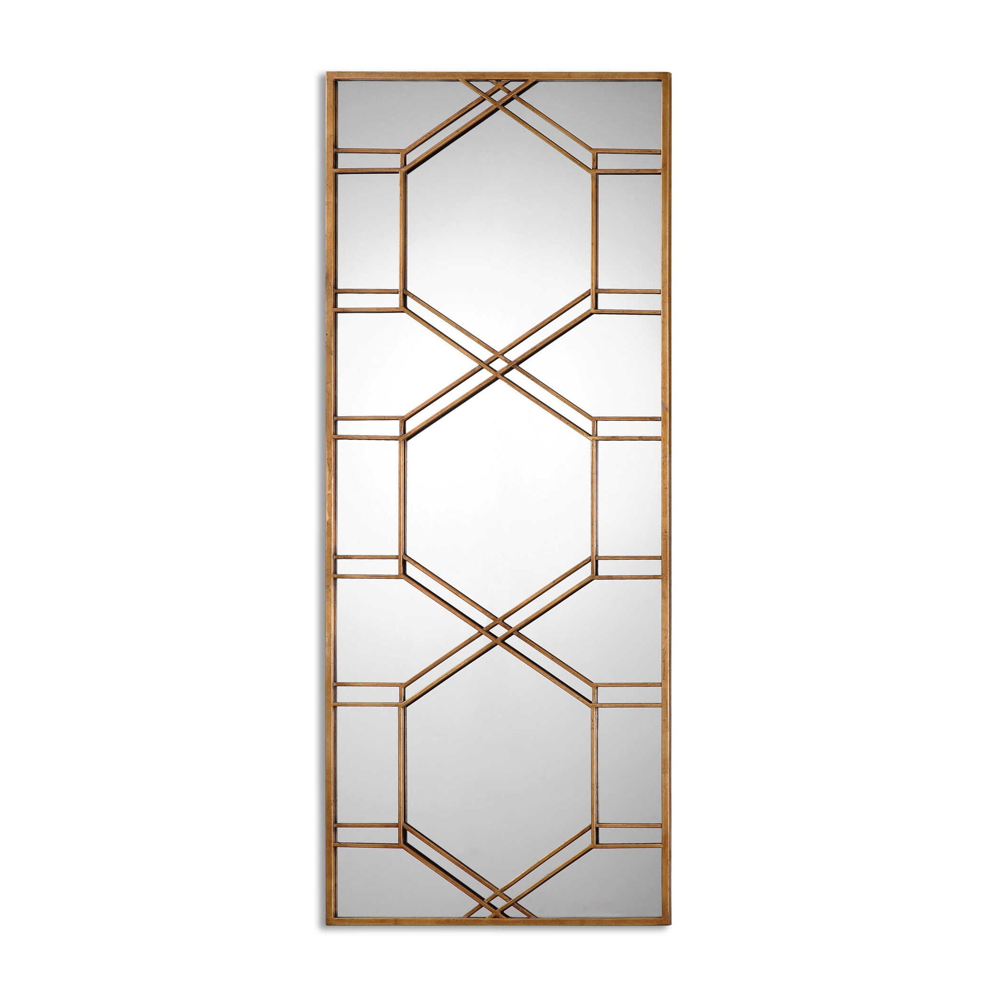Kennis - Leaf Leaner Mirror - Gold - Image 1