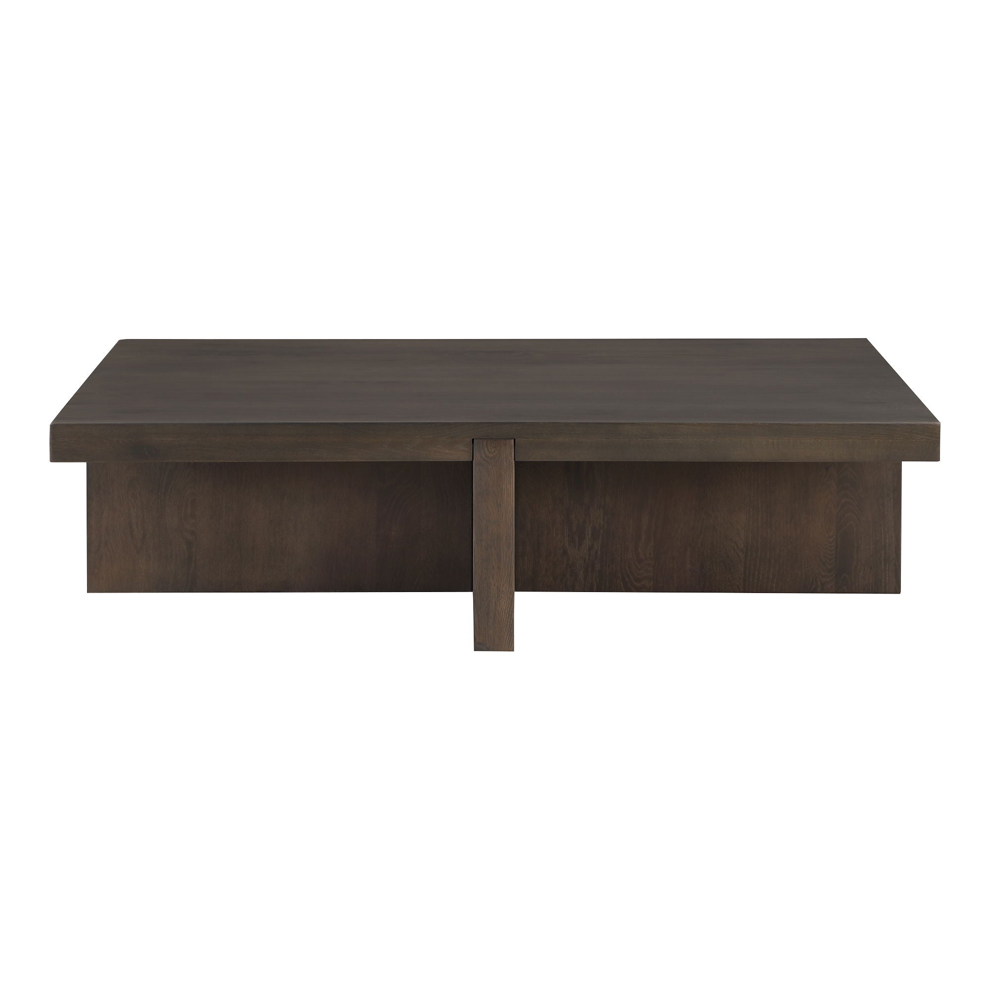 Folke - Rectangular Coffee Table - Dark Brown - Image 1