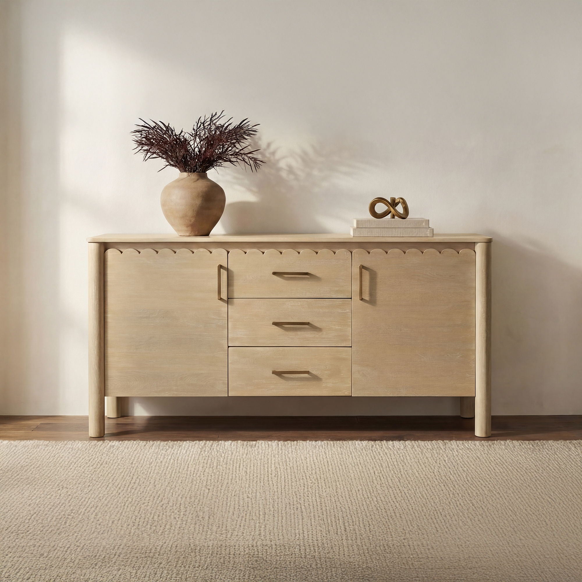 Wiley – 3 Drawer Sideboard – Natural