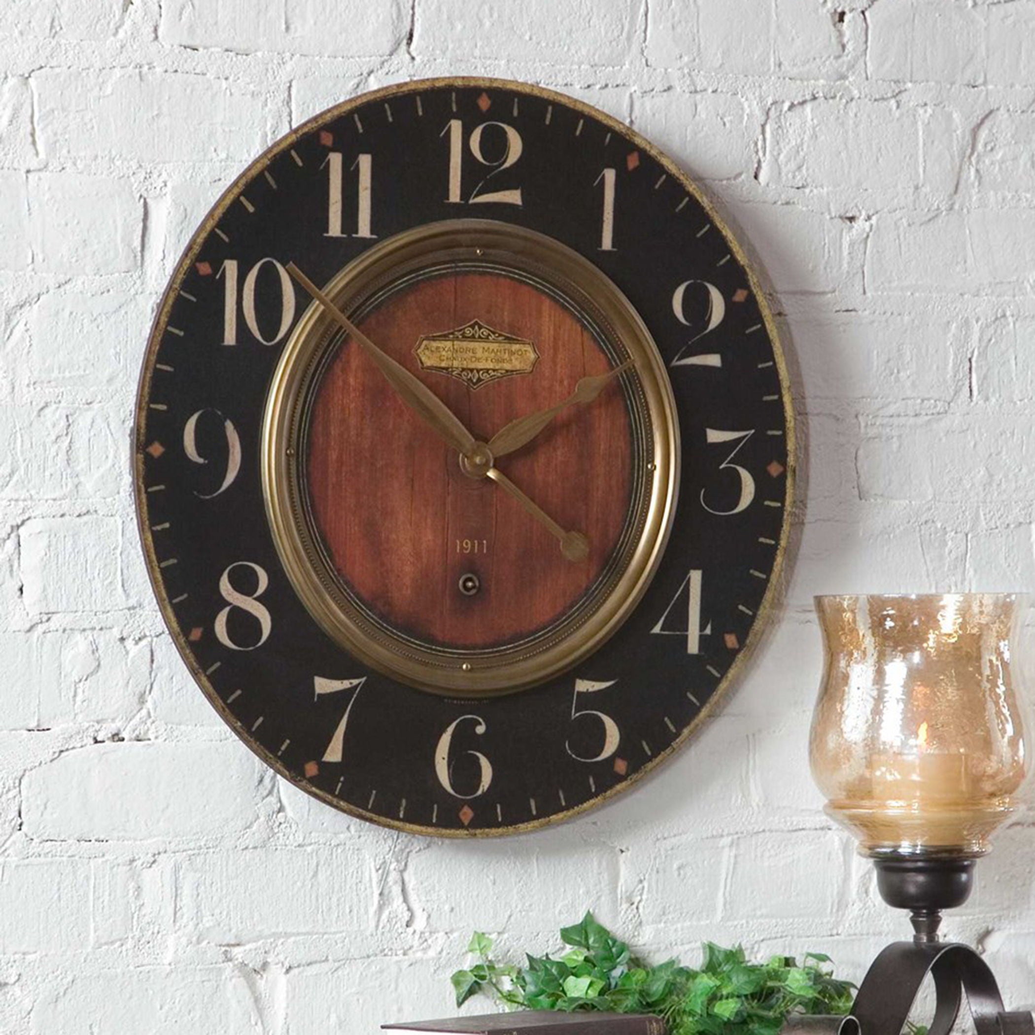 Alexandre Martinot - 23" Clock - Black - Image 3
