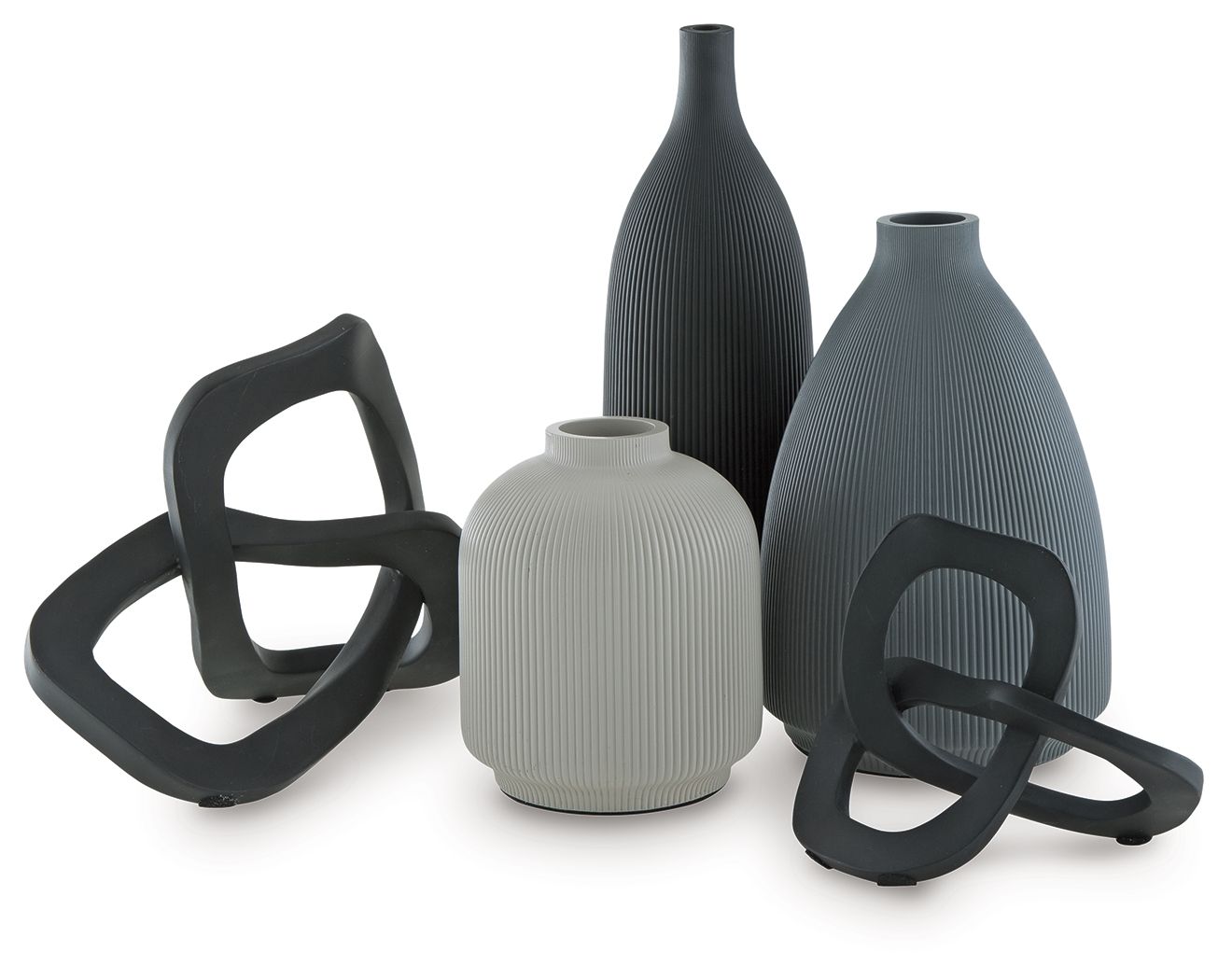 Leithick – Accessory Set (Set of 5) – Black / Tan / Gray