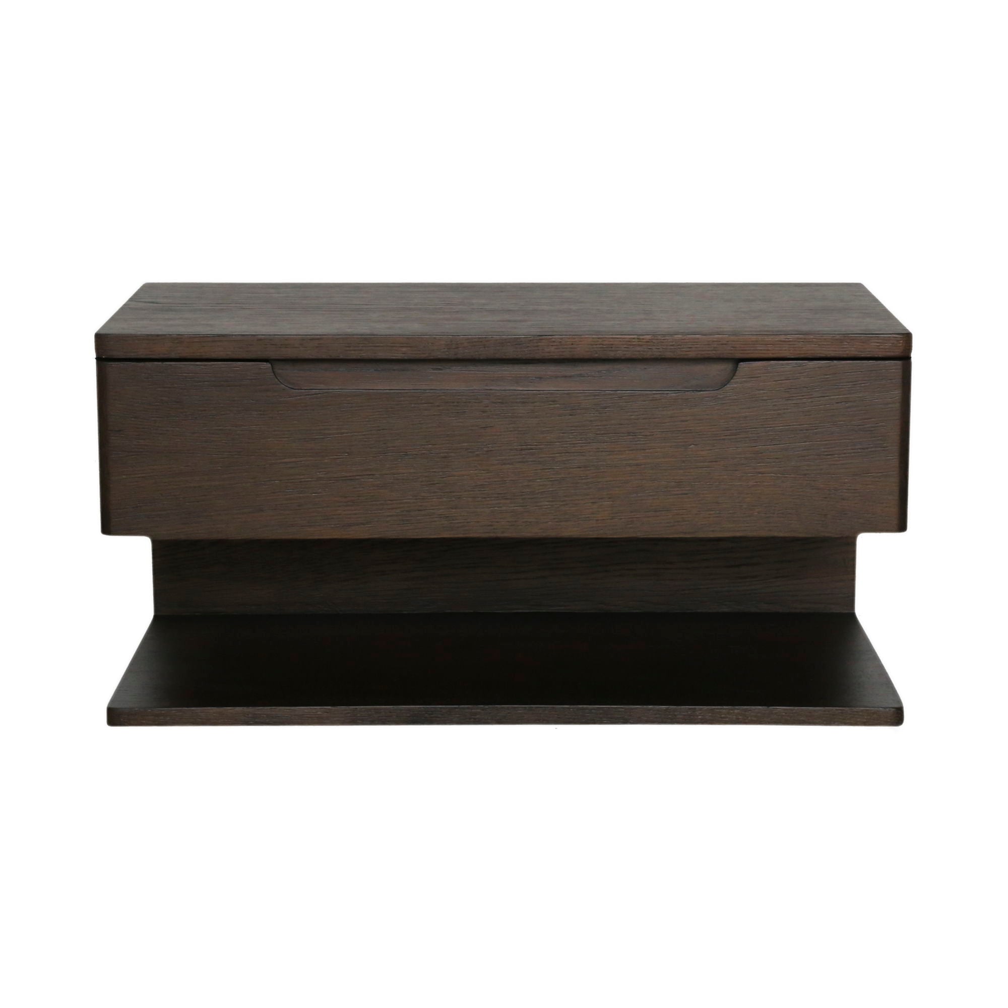 Jonah - Floating Nightstand - Dark Brown - Image 1