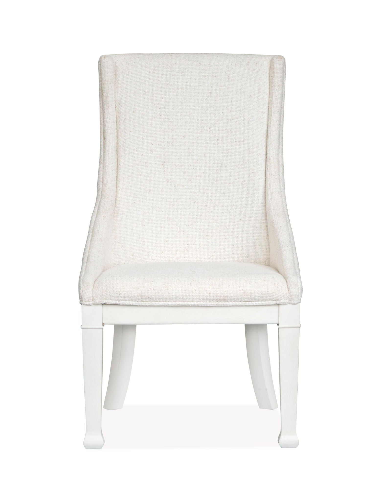 Kingston - Upholstered Host Chair (Set of 2) - Whisper White And Cerused Nutmeg - Image 3