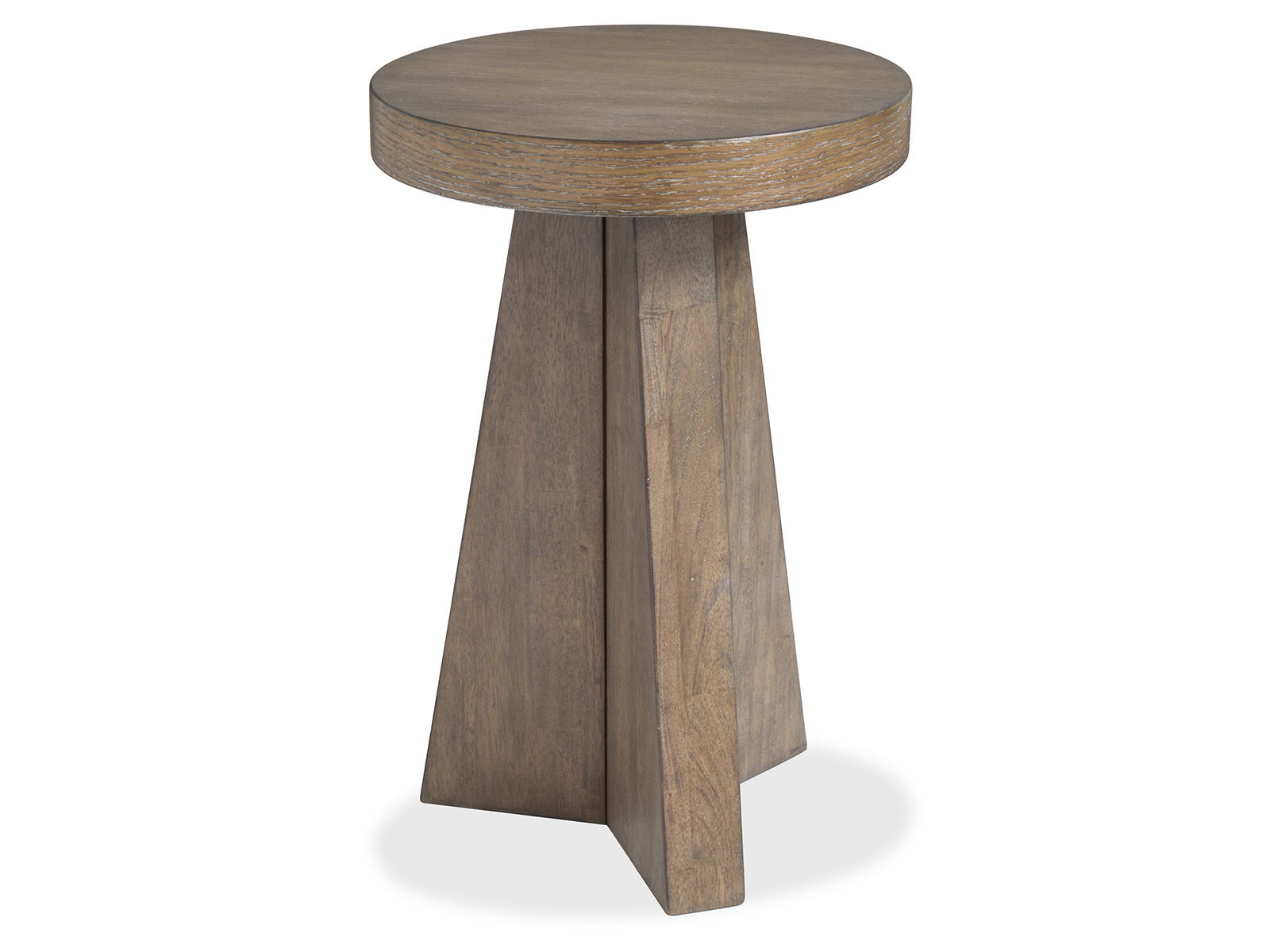 Lansbury - Round Accent End Table - Antique Wheat - Image 1