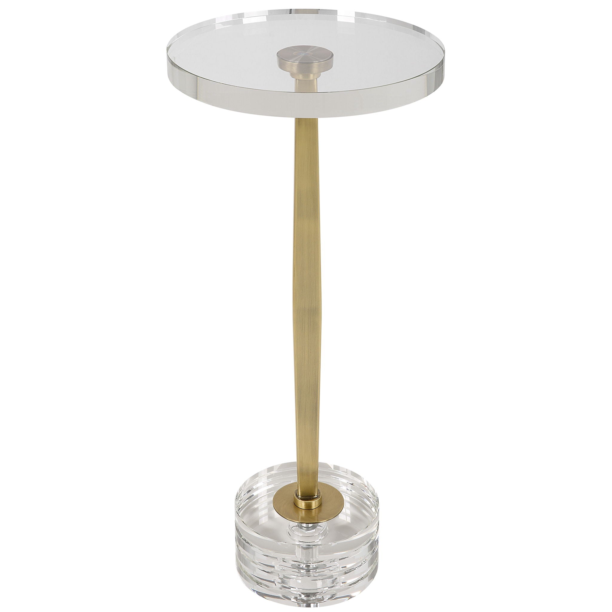 Groove - Crystal Drink Table - Gold - Image 1