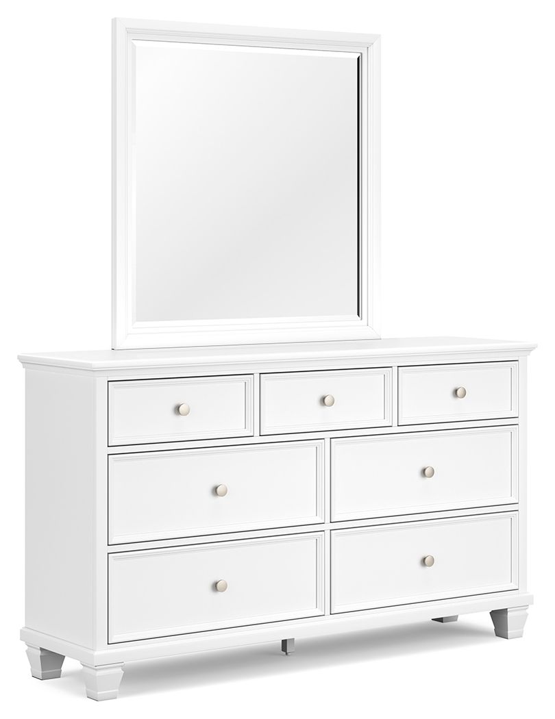 Fortman - Dresser And Mirror - White - Image 1