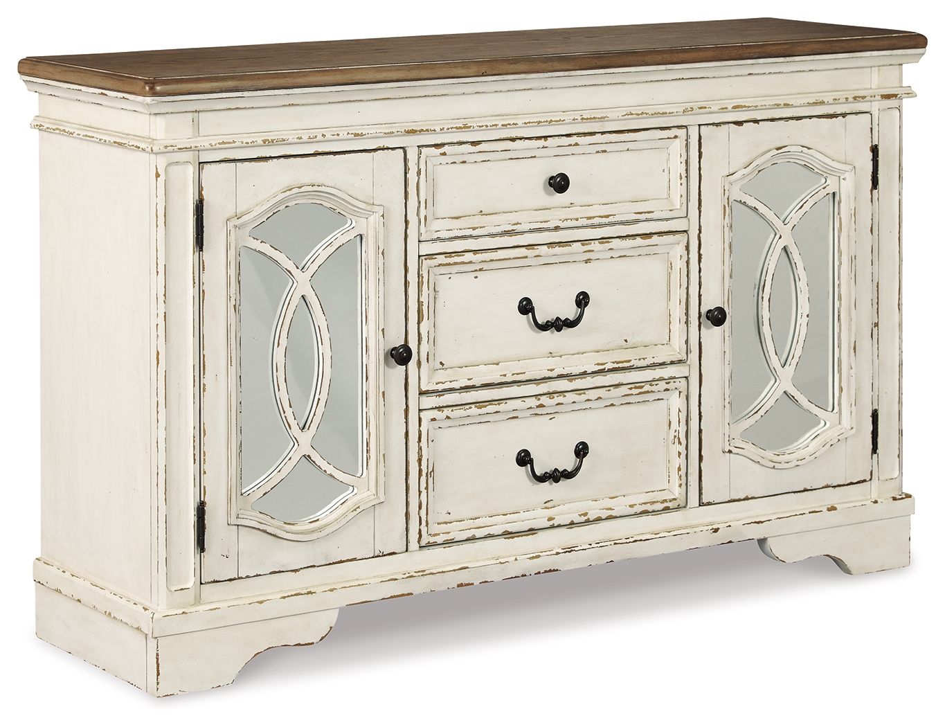 Realyn - Dining Room Server - Chipped White - Image 1