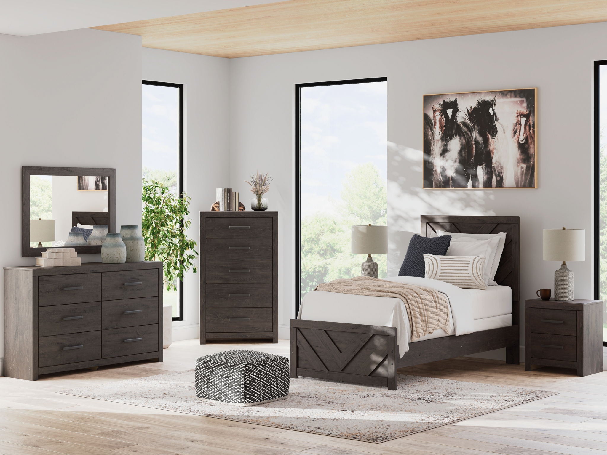 Prendonea – Panel Bedroom Set