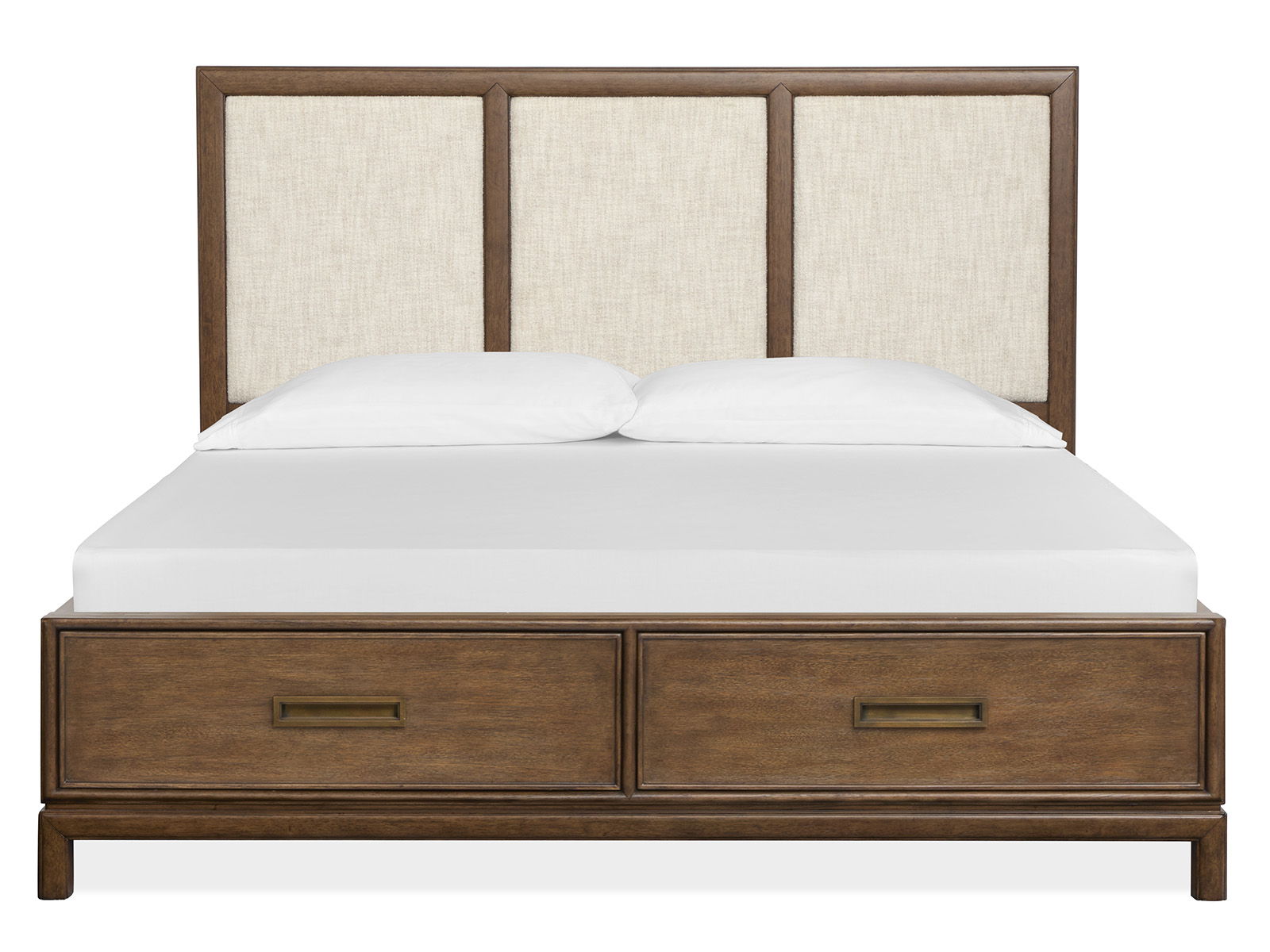 Ridgefield - Complete Panel Storage Bed With Upholstered Headboard - Image 1