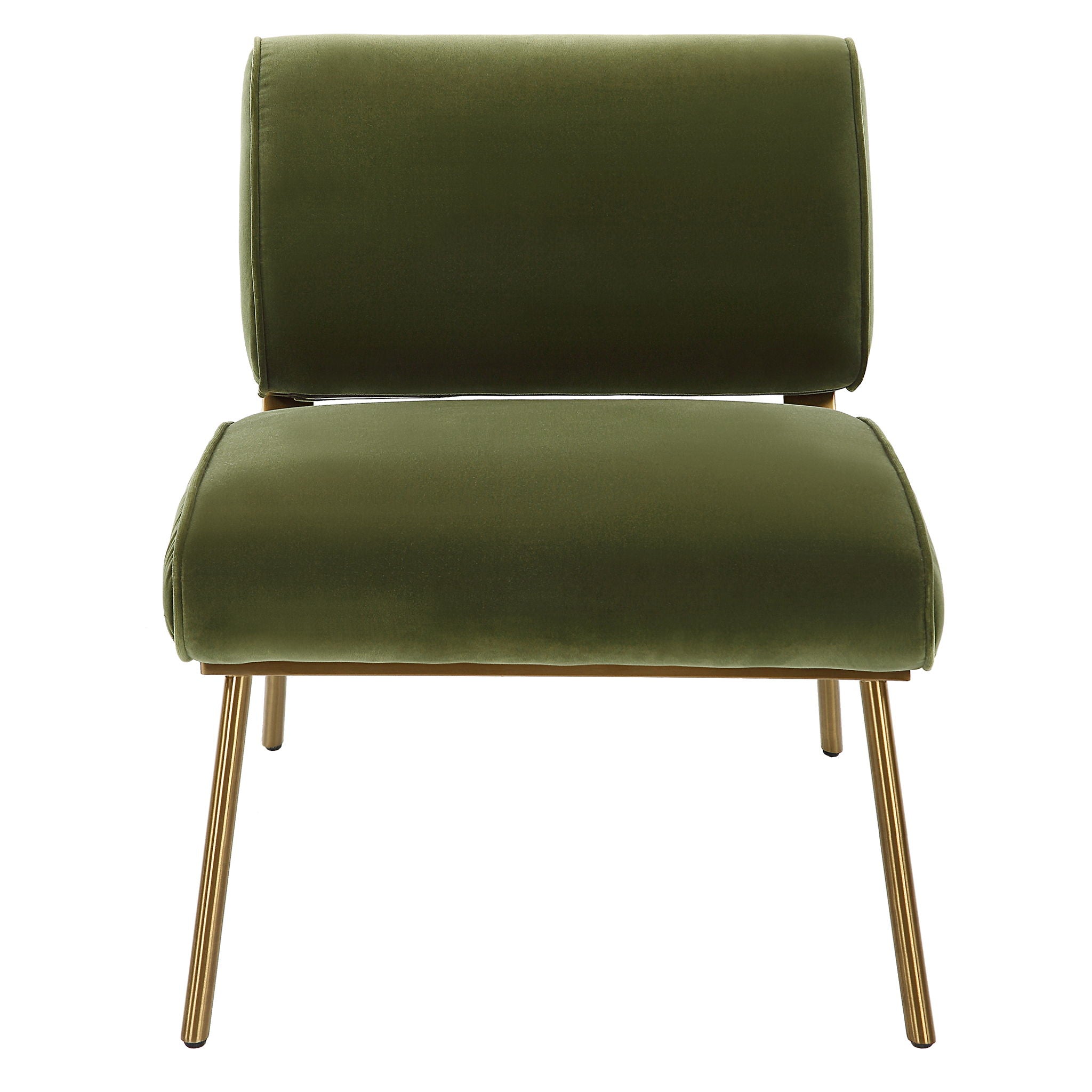 Knoll - Mid-Century Accent Chair - Green - Image 1