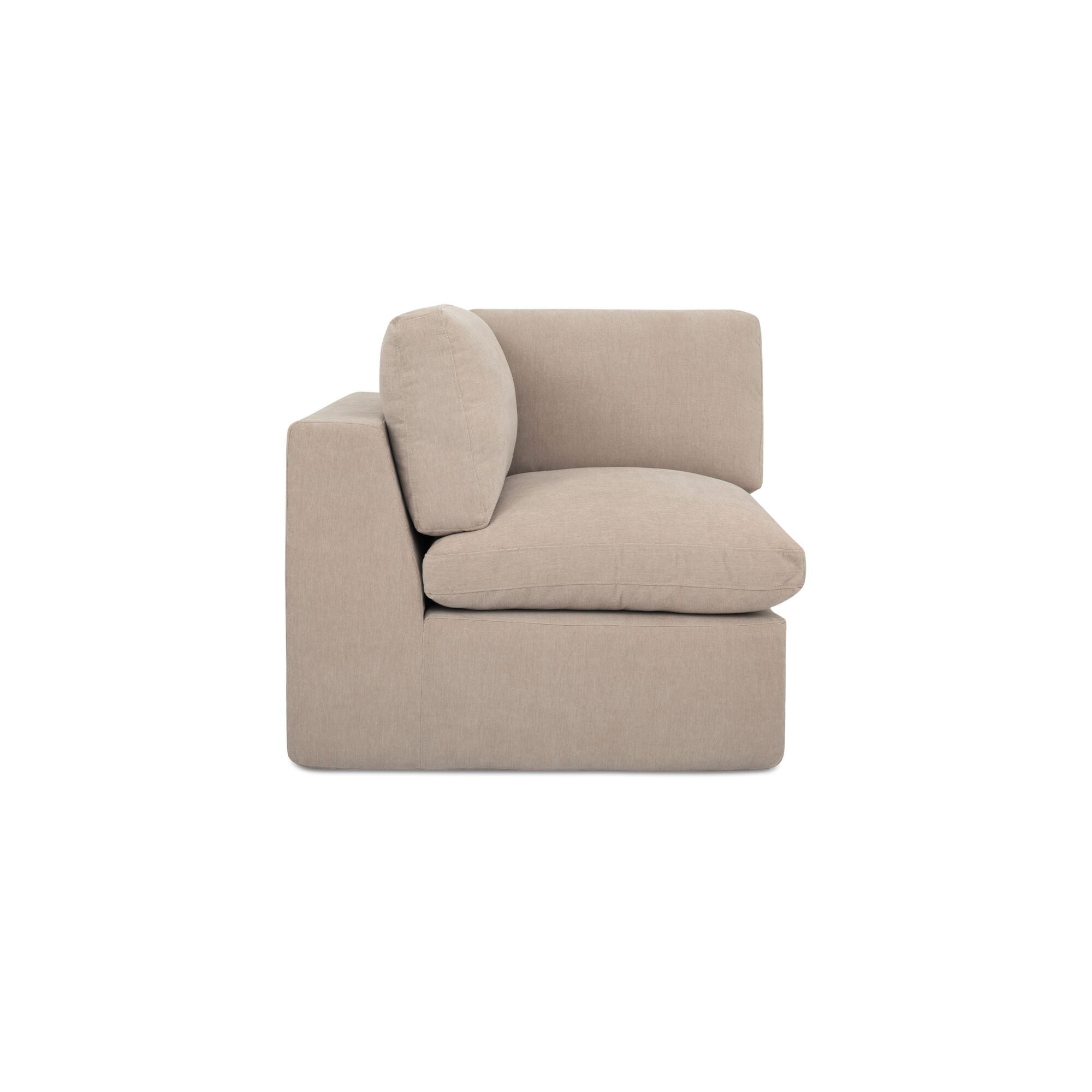 Cates – Corner Chair – Pebble