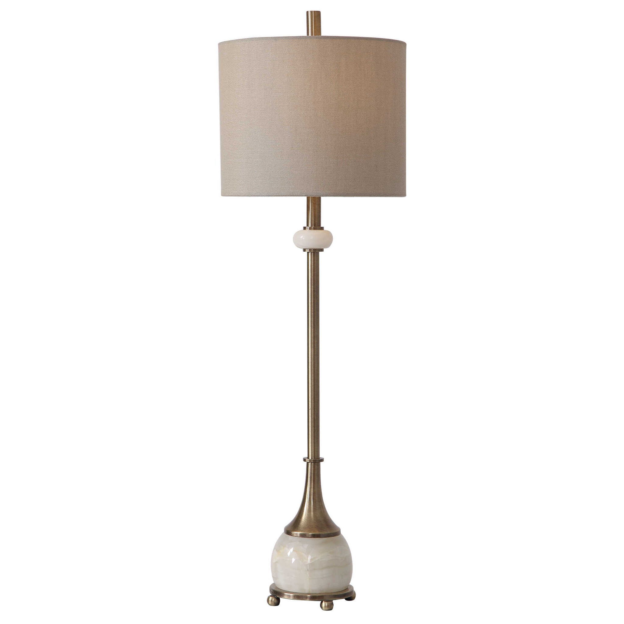 Natania - Plated Buffet Lamp - Brass - Image 1