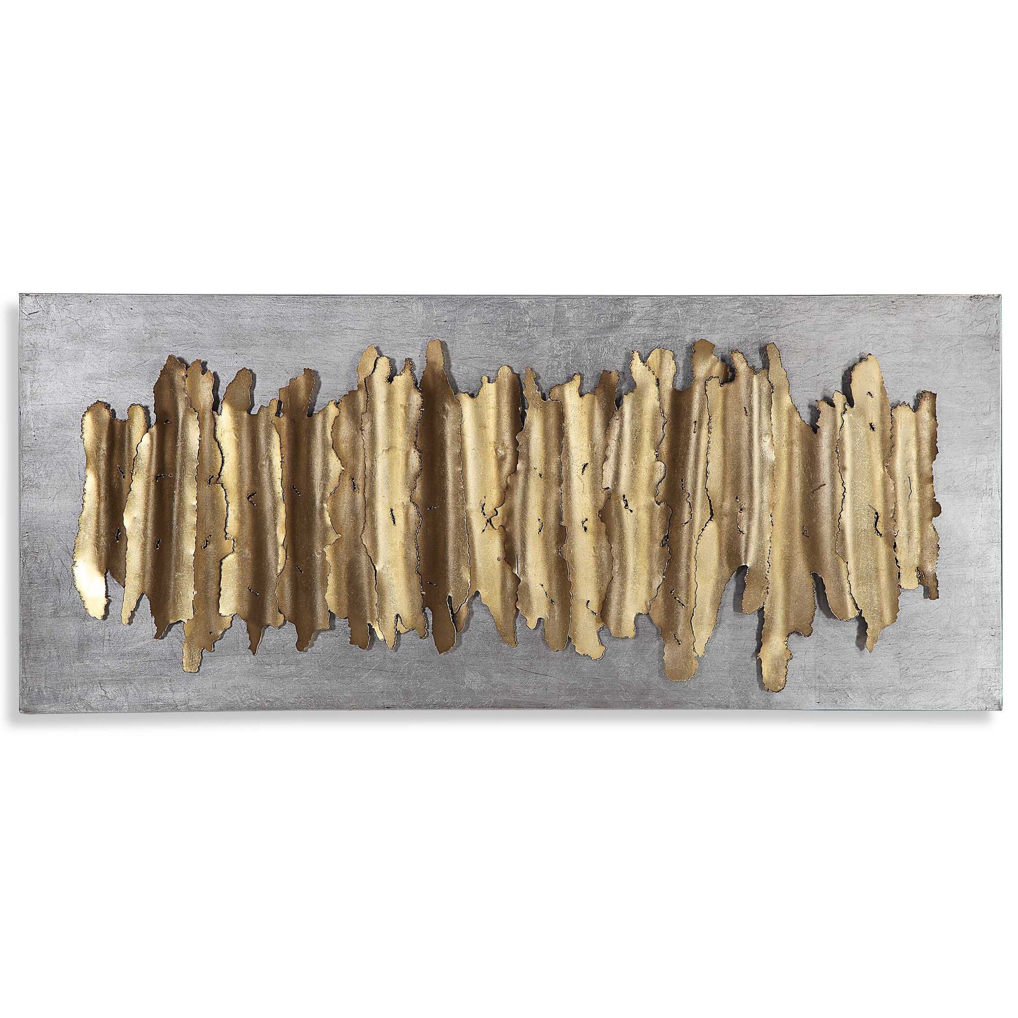 Lev - Metal Wall Decor - Gold - Image 1