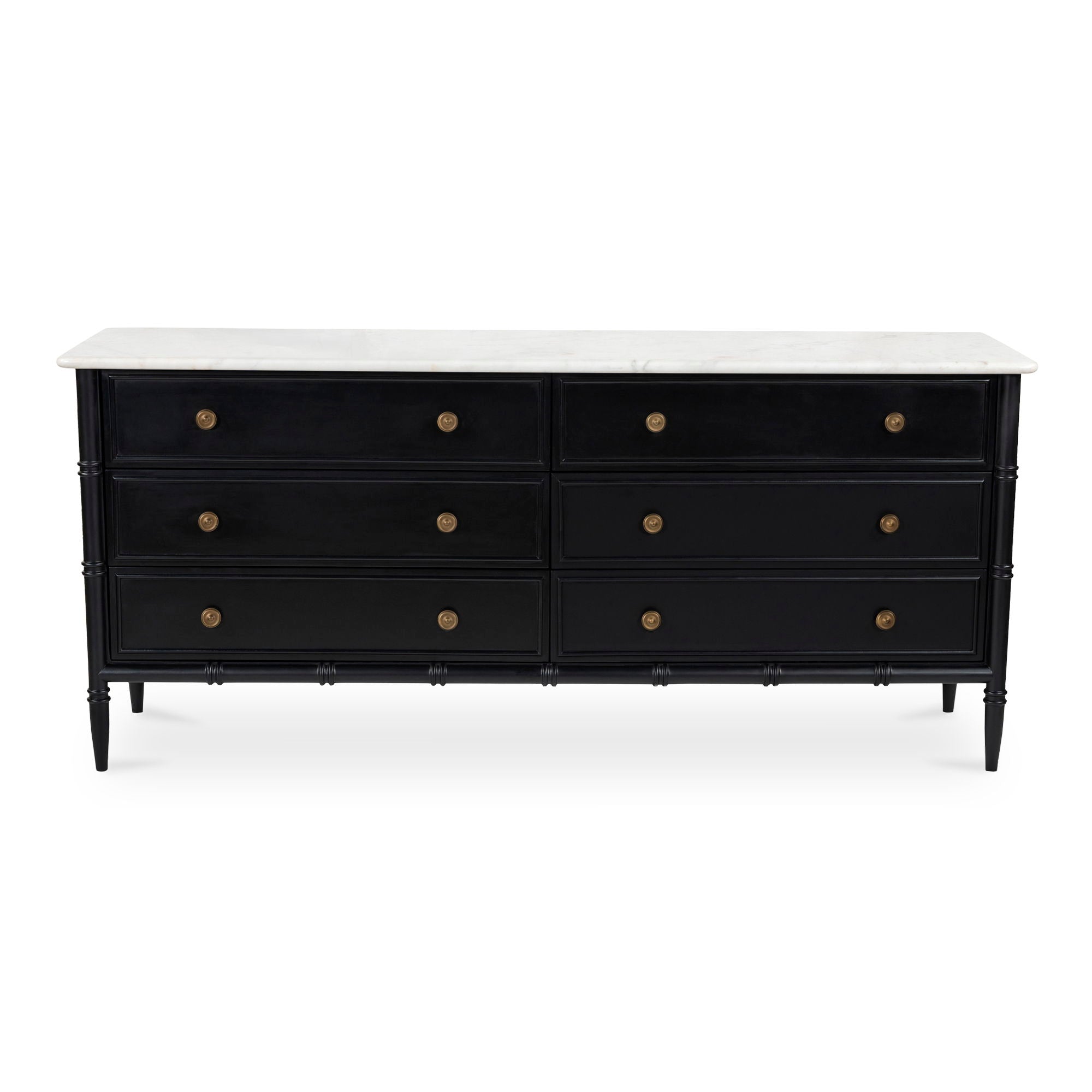 Eleanor - 6 Drawer Dresser - Black - Image 1