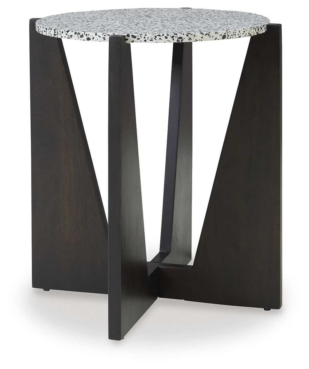 Tellrich - Accent Table - Black / White - Image 1