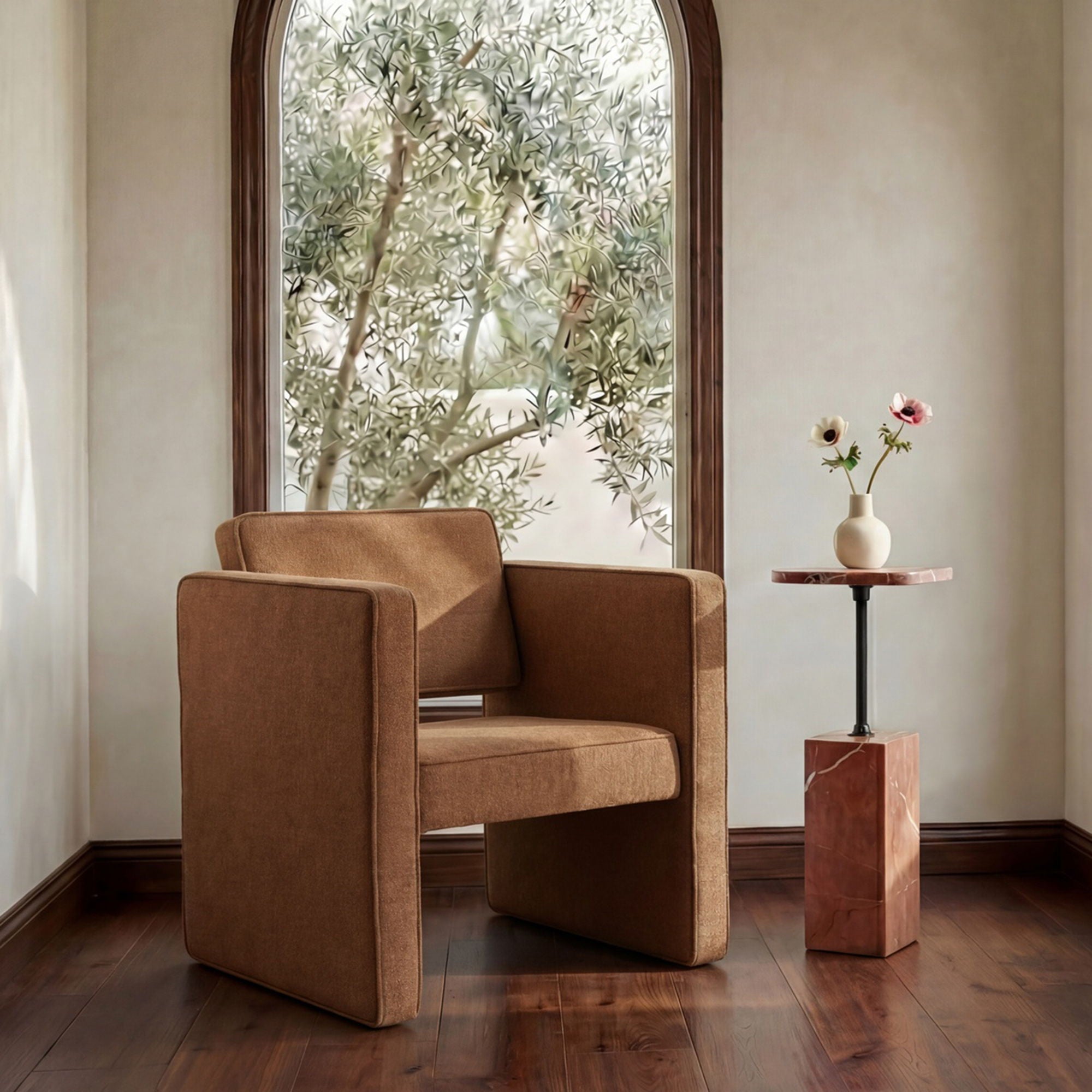Harris – Accent Chair – Burgundy