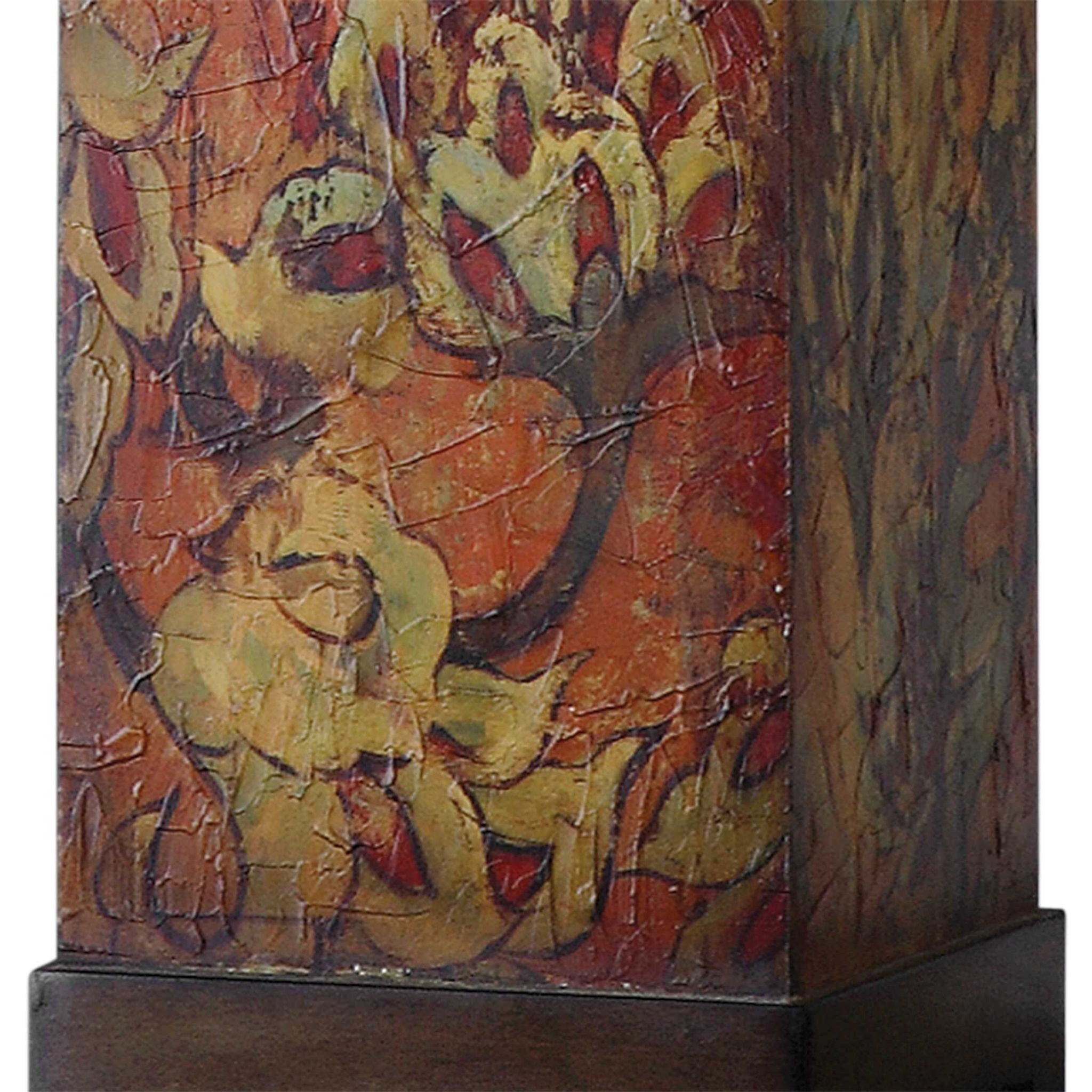 Colorful Flowers - Table Lamp - Orange - Image 3