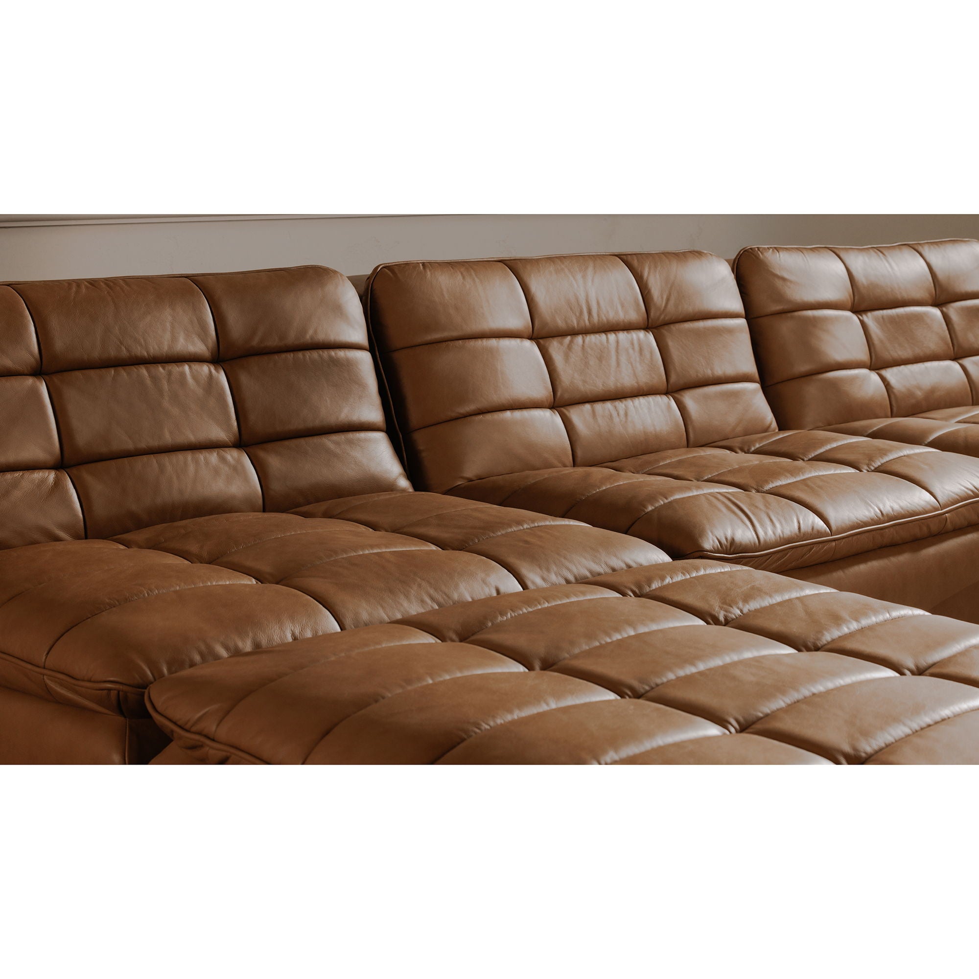 Lino - Armless Modular Sofa - Tan - Image 3