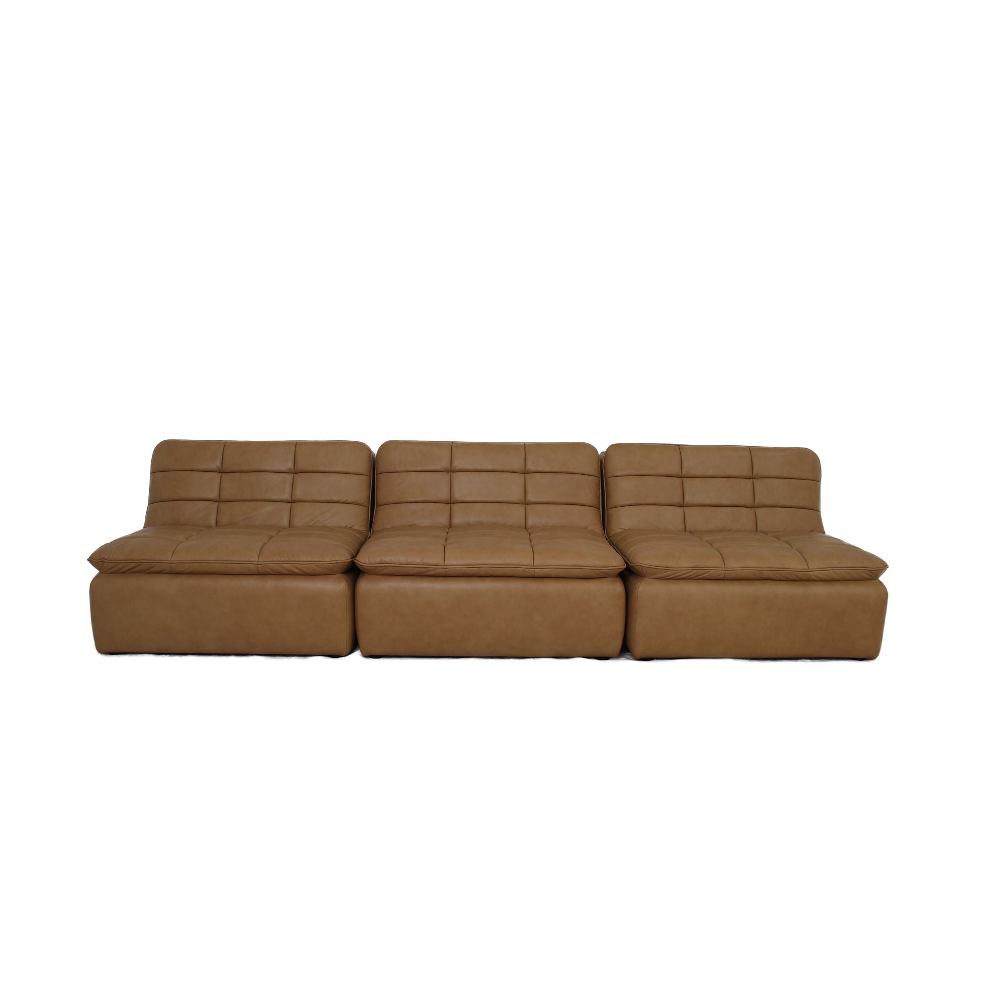 Lino – Armless Modular Sofa – Tan