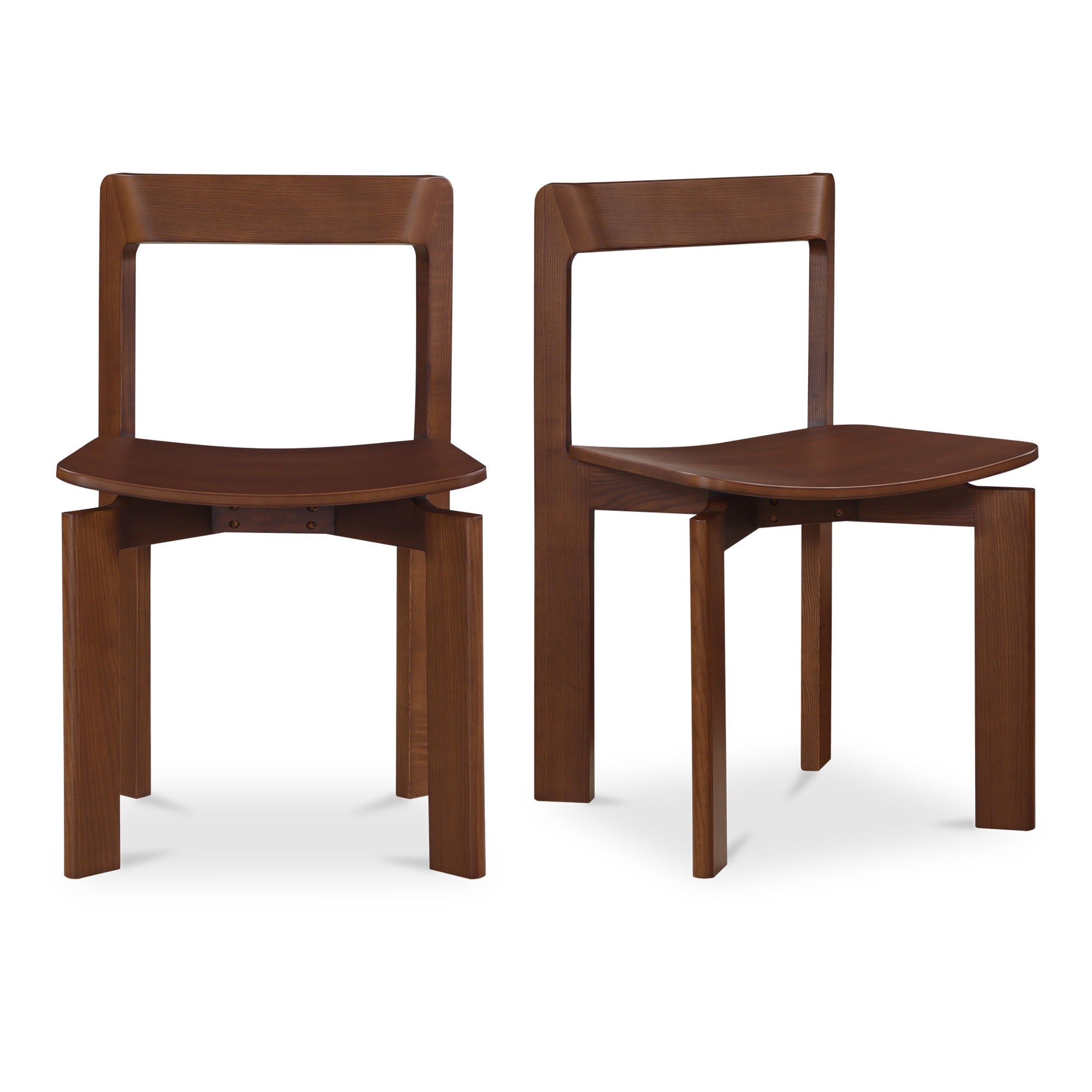 Daifuku - Dining Chair (Set of 2) - Brown - Image 1