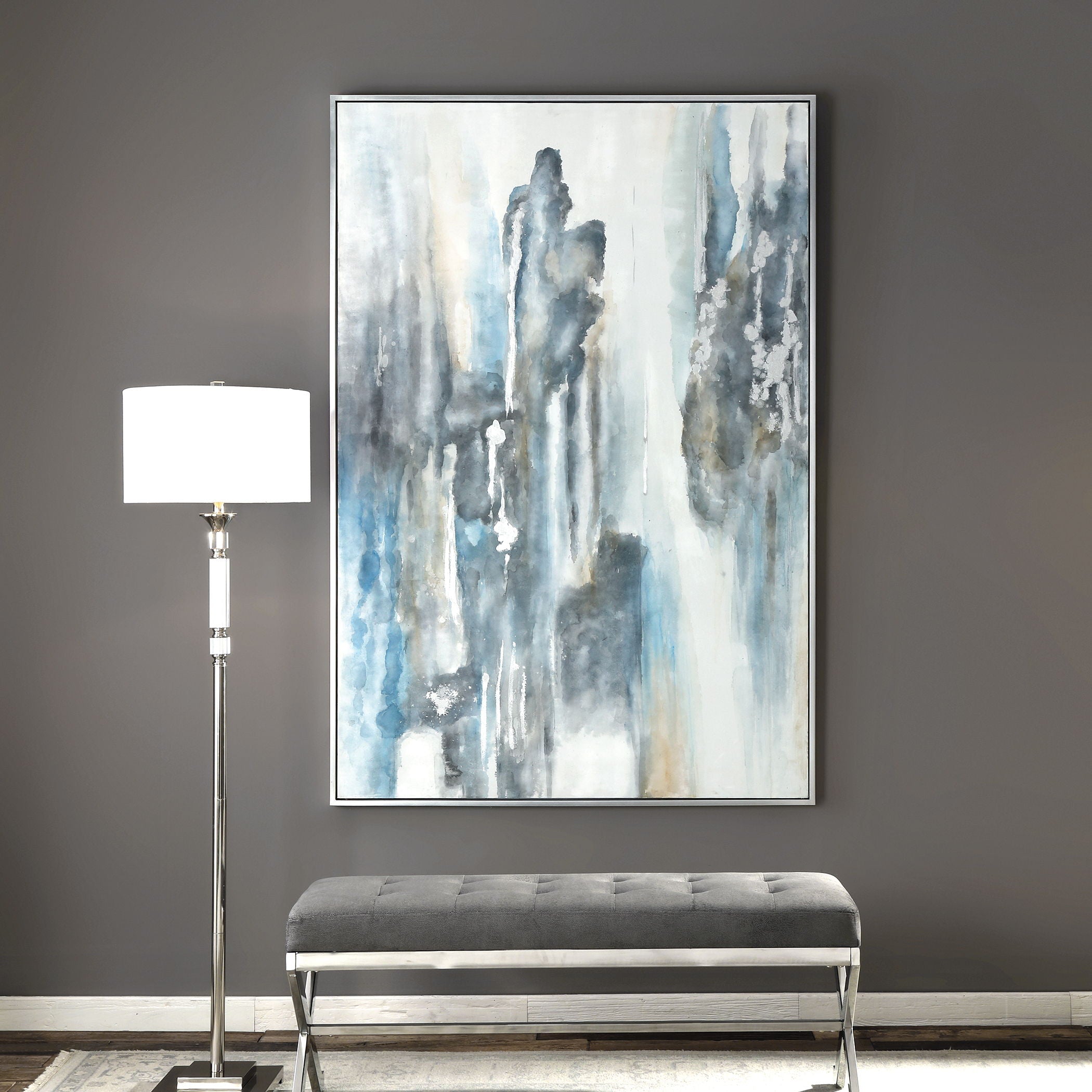 Celebrate - Modern Art - Blue - Image 2