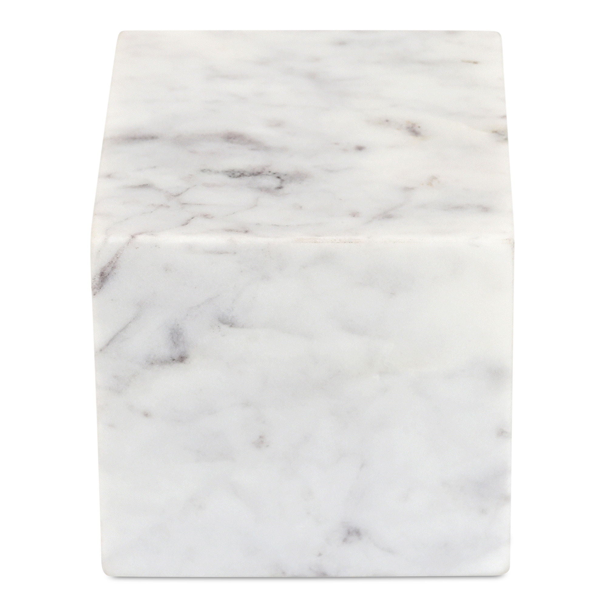 Cora – Cube Tabletop Accent – White