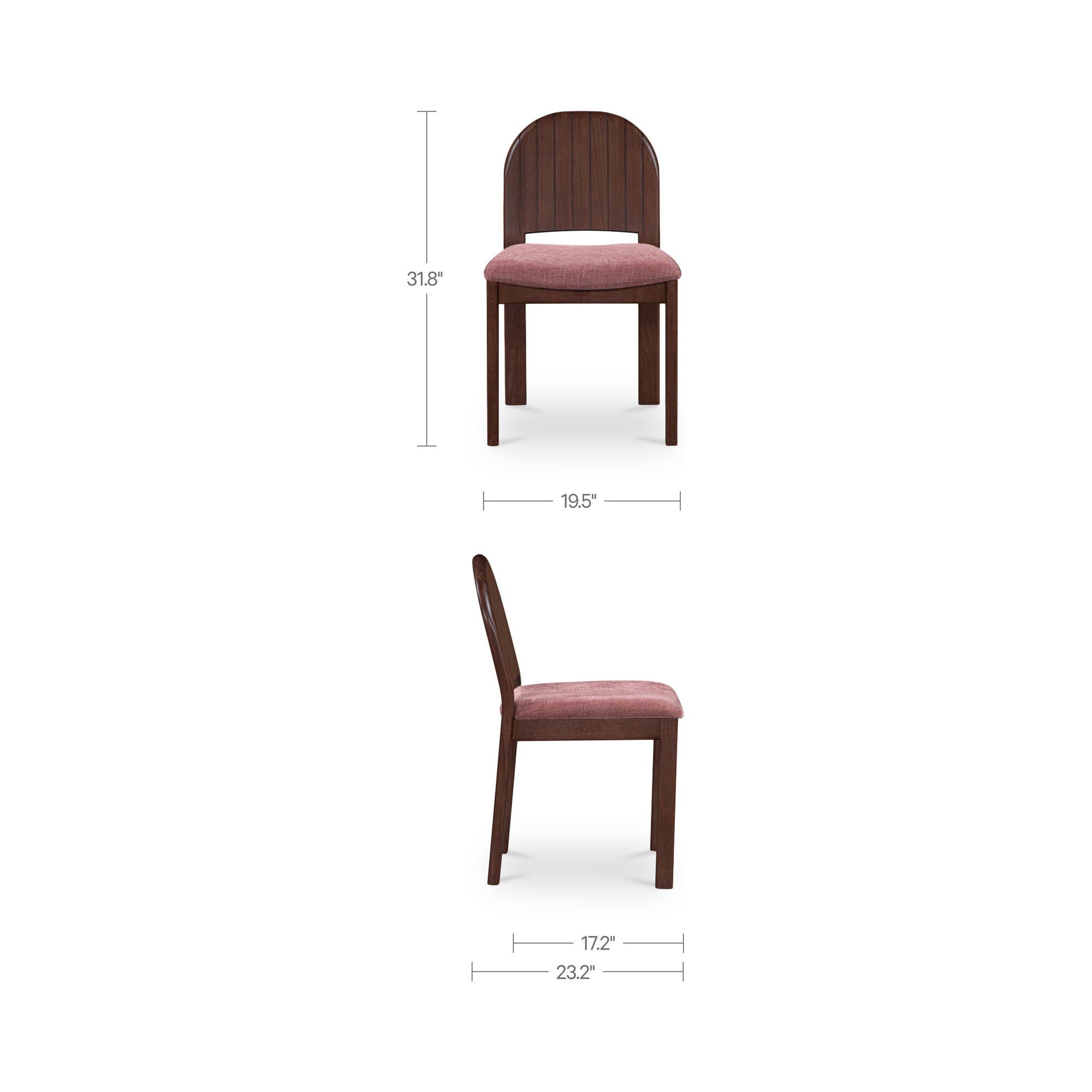 Emil - Dining Chair (Set of 2) - Berry / Purple - Image 2