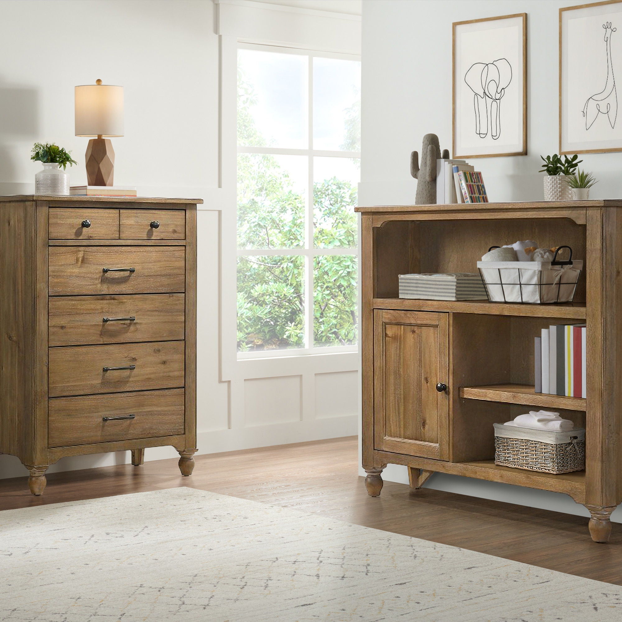 Highland - Bookcase - Sand Dune - Image 3
