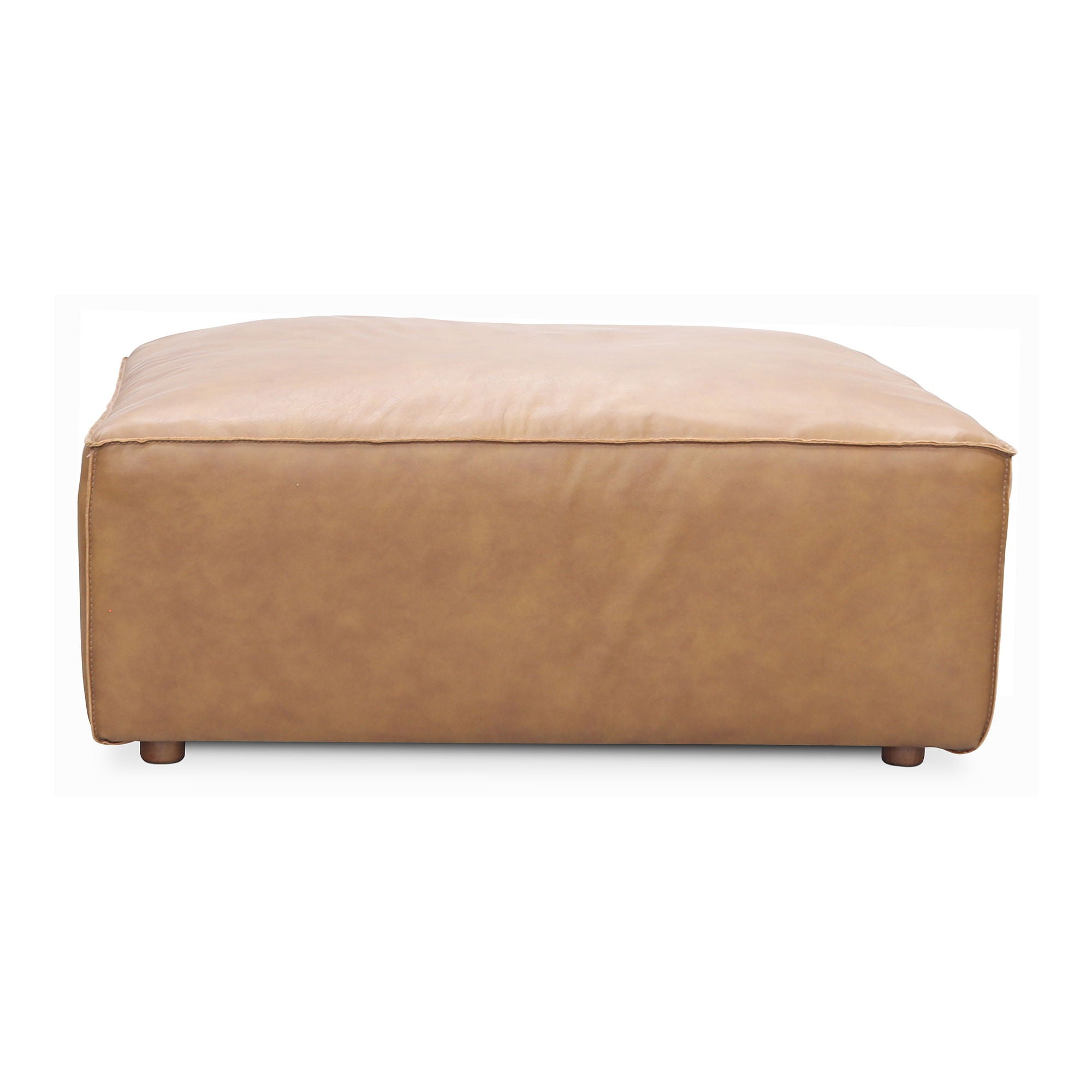 Form - Leather Ottoman - Sonoran Tan - Image 1