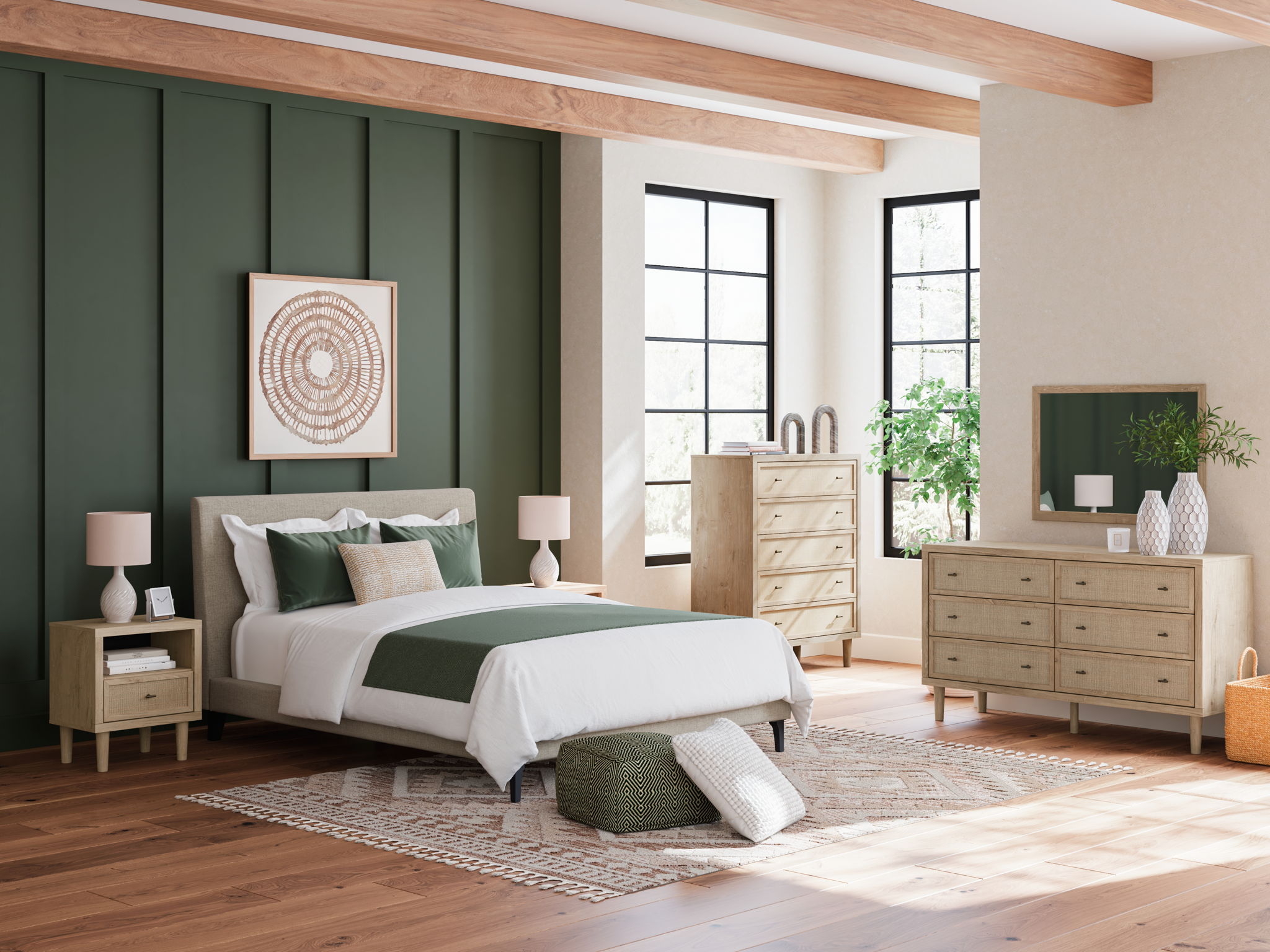 Cielden – Upholstered Bedroom Set