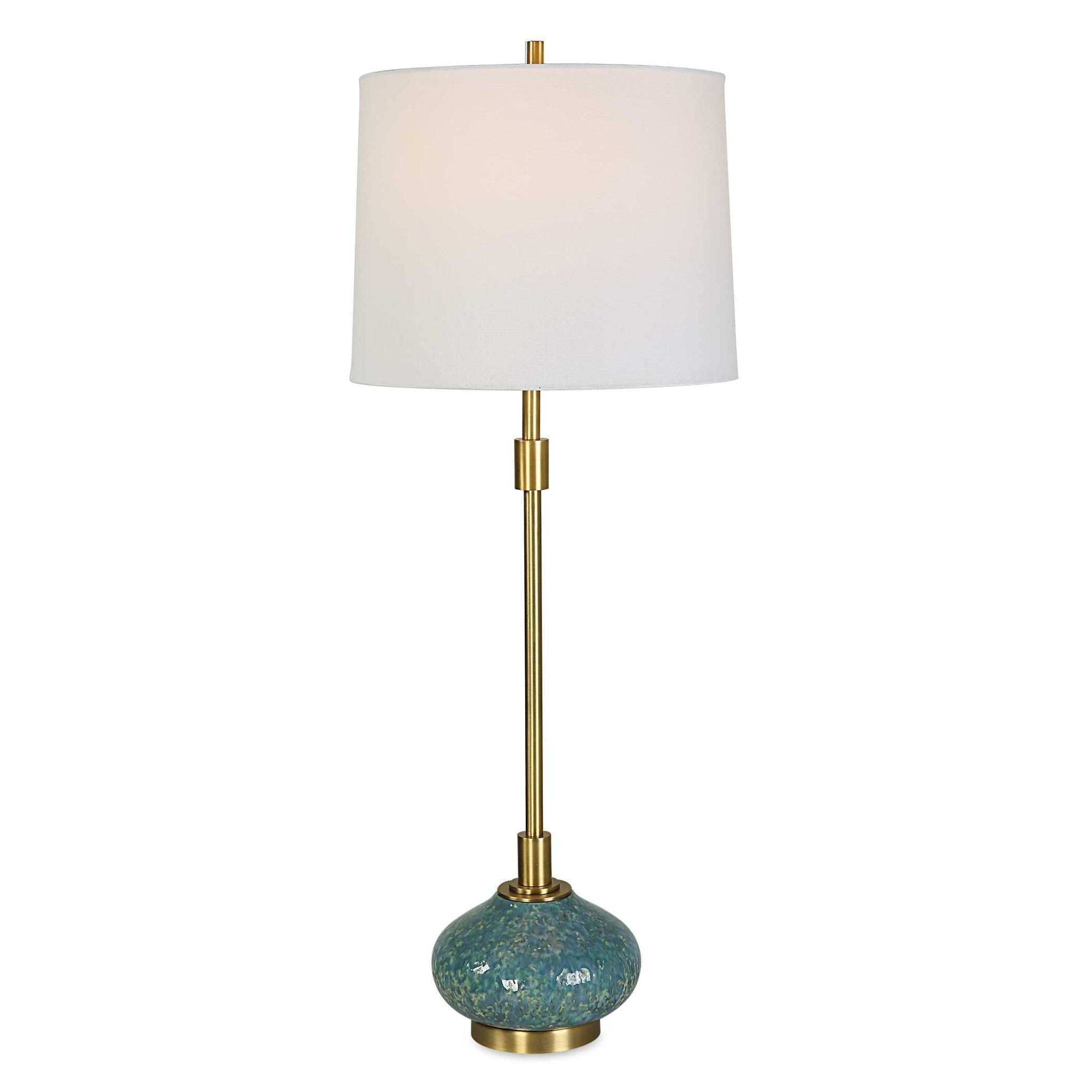 Kaimana - Aged Buffet Lamp - Blue - Image 1