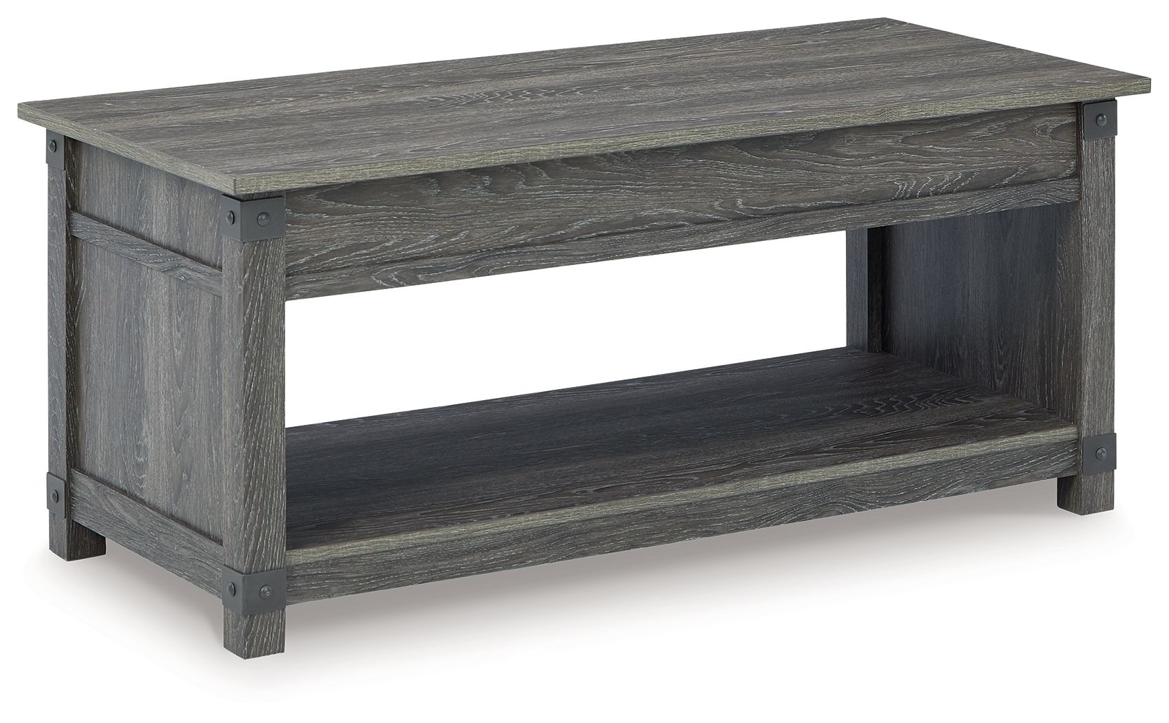 Freedan - Rect Lift Top Cocktail Table - Grayish Brown - Image 1
