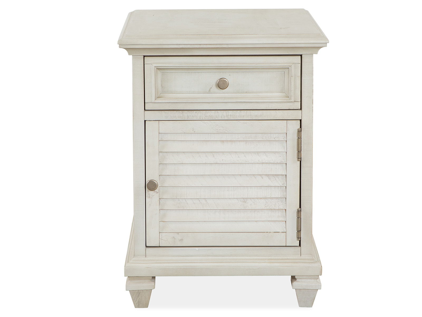 Newport – Chairside End Table – Alabaster