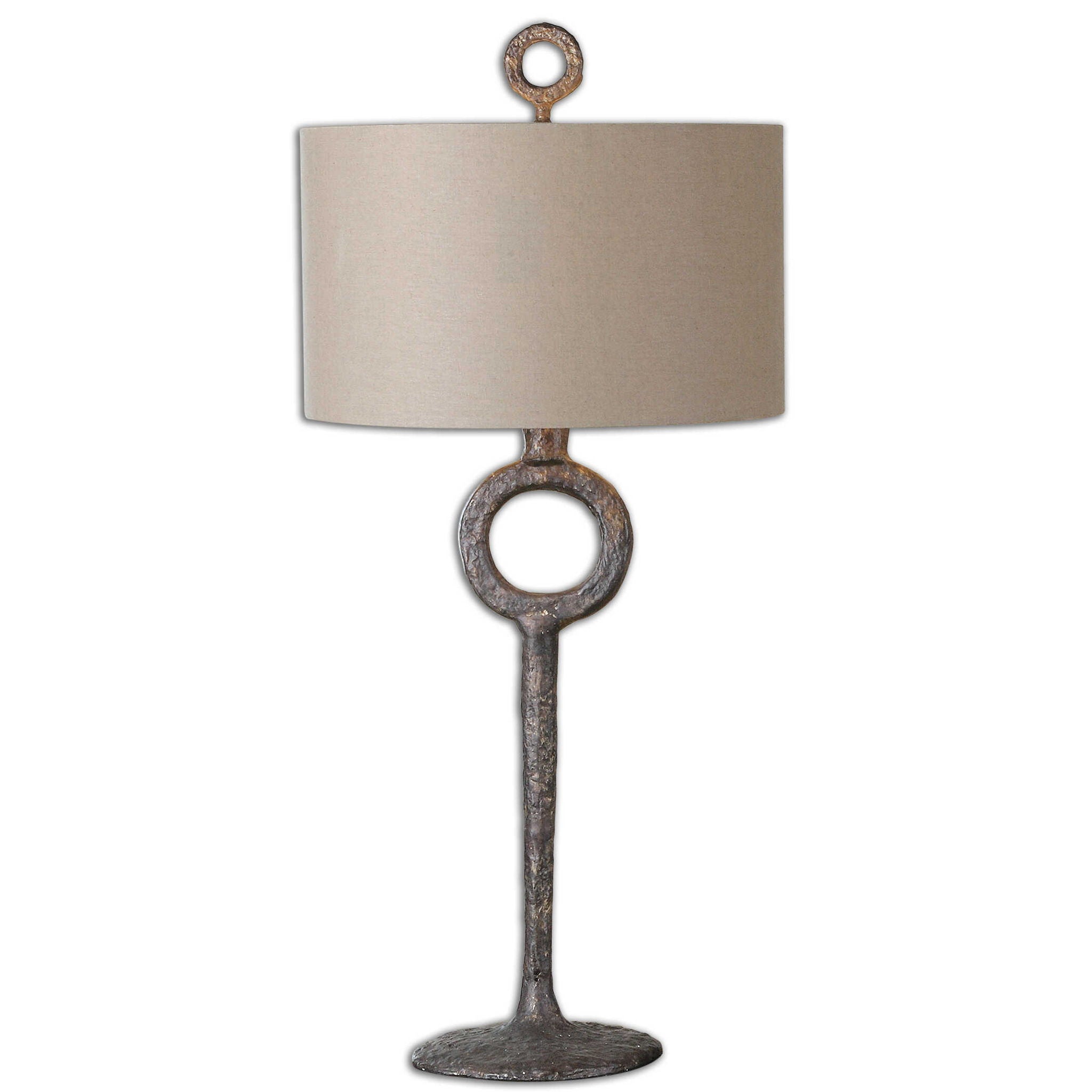Ferro - Cast Iron Table Lamp - Dark Brown - Image 1