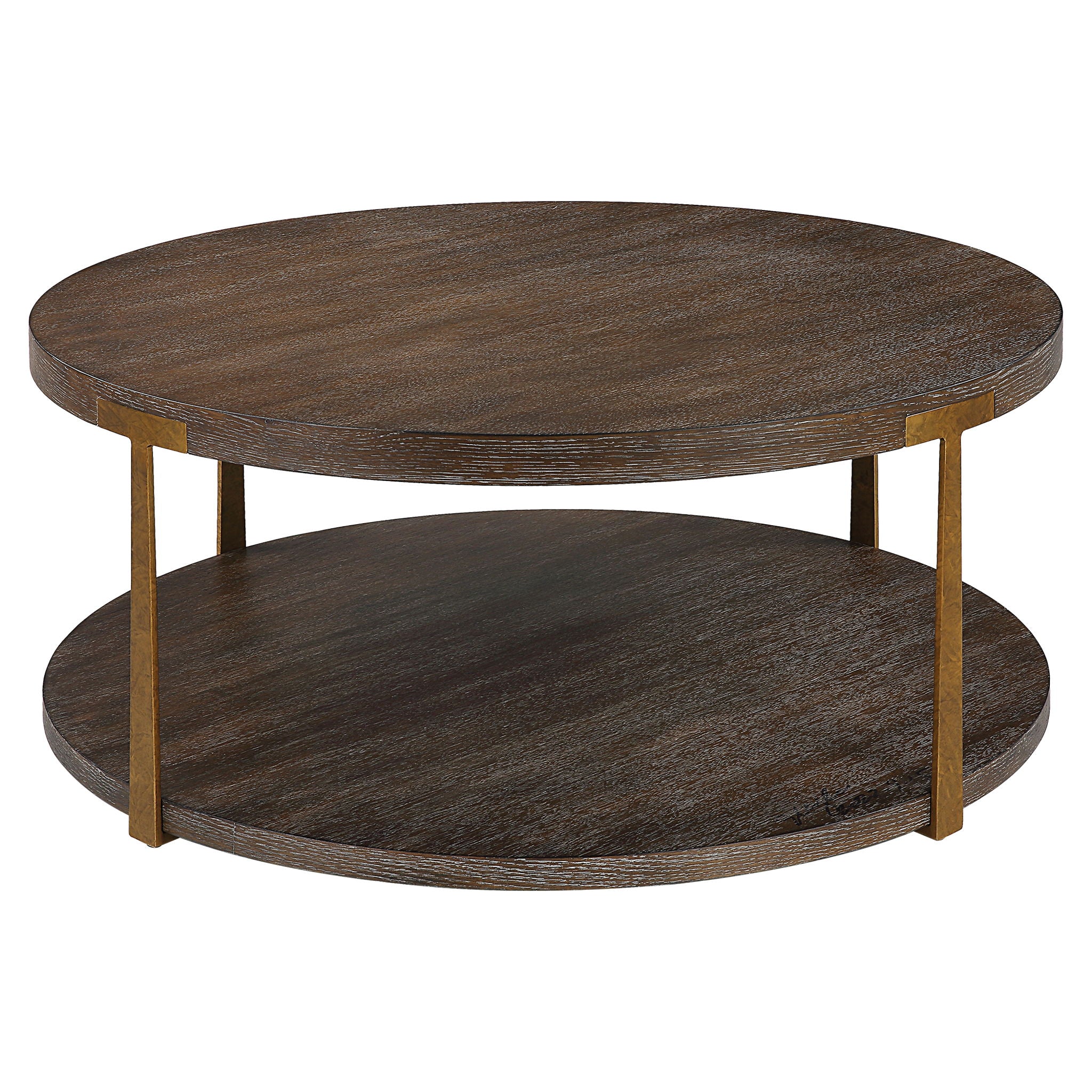 Palisade - Round Wood Coffee Table - Image 1