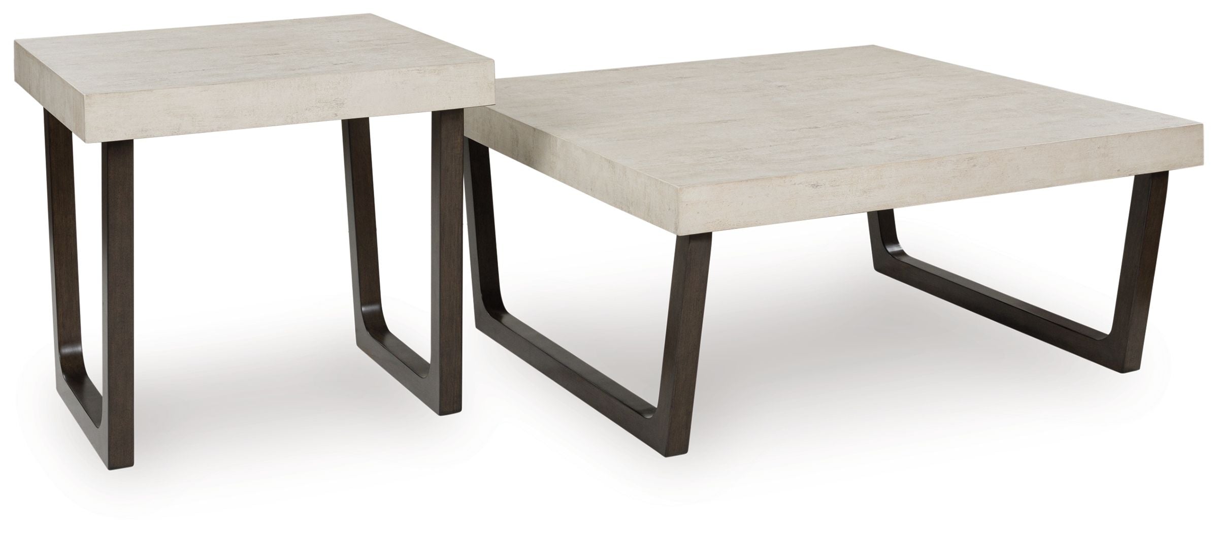 Westenfort – Occasional Table Set (Set of 2) – Espresso / Gray