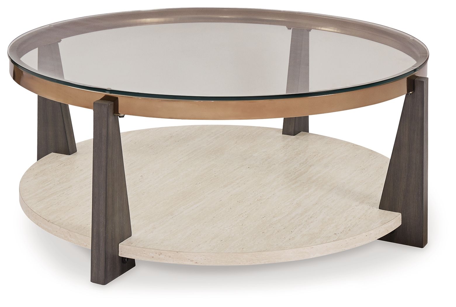 Frazwa - Round Cocktail Table - Multi - Image 1