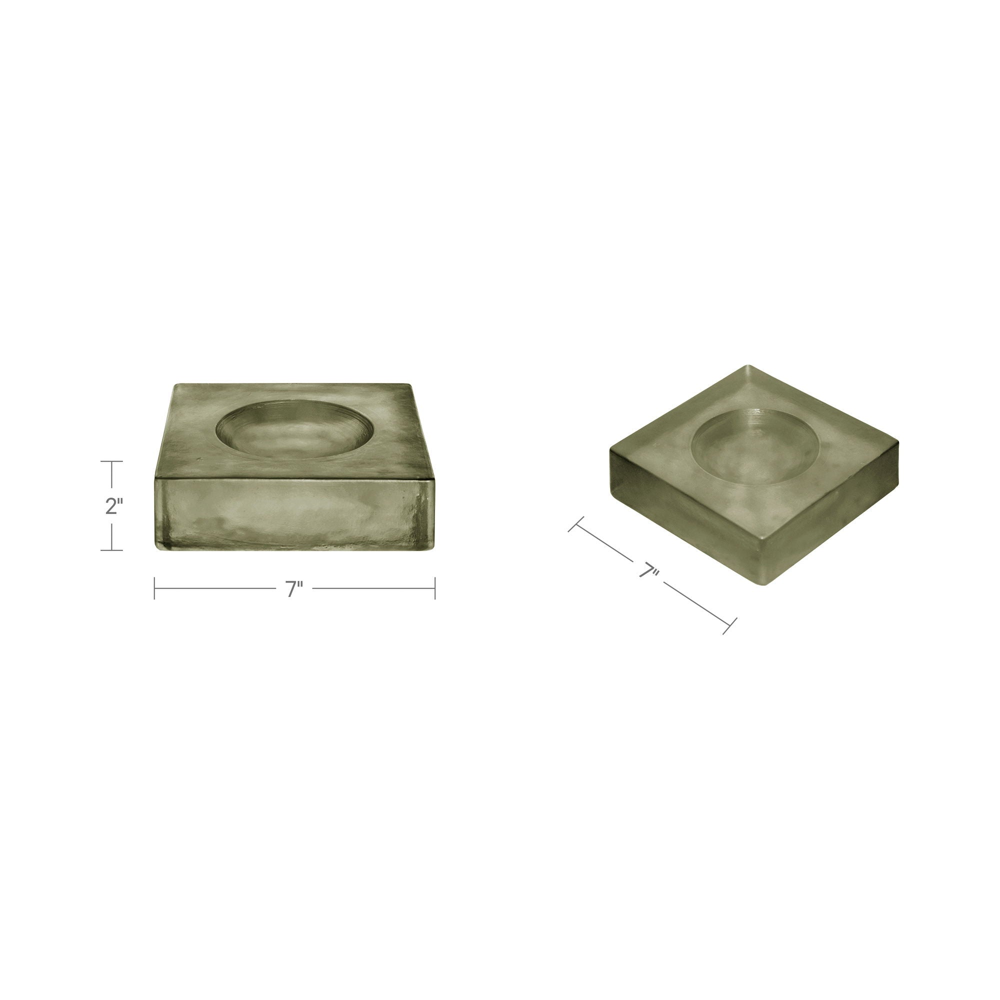 Miro - Glass Catchall - Muted Sage - Image 2