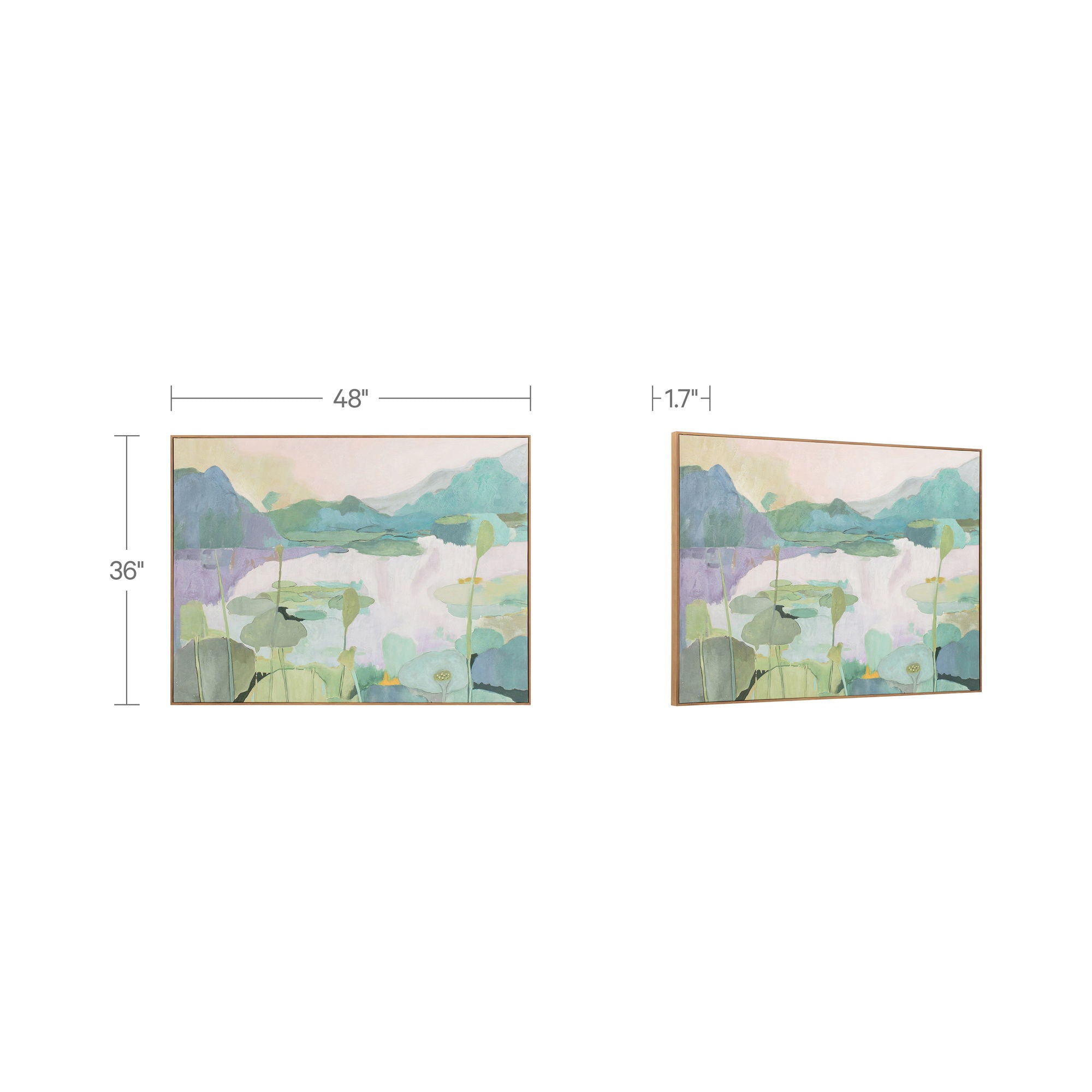 Saison - Canvas Art - Green - Image 3