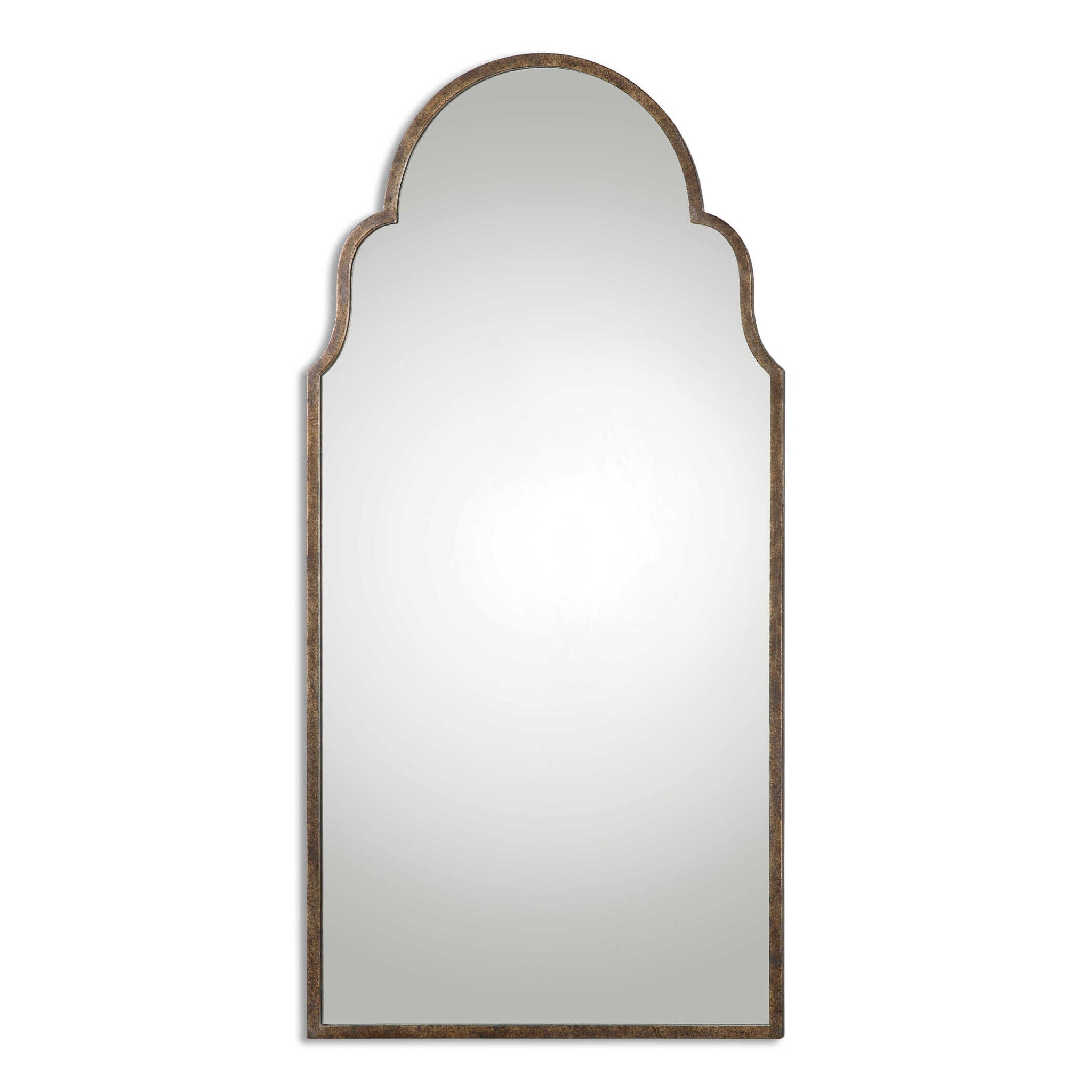 Brayden – Tall Arch Mirror – Light Brown