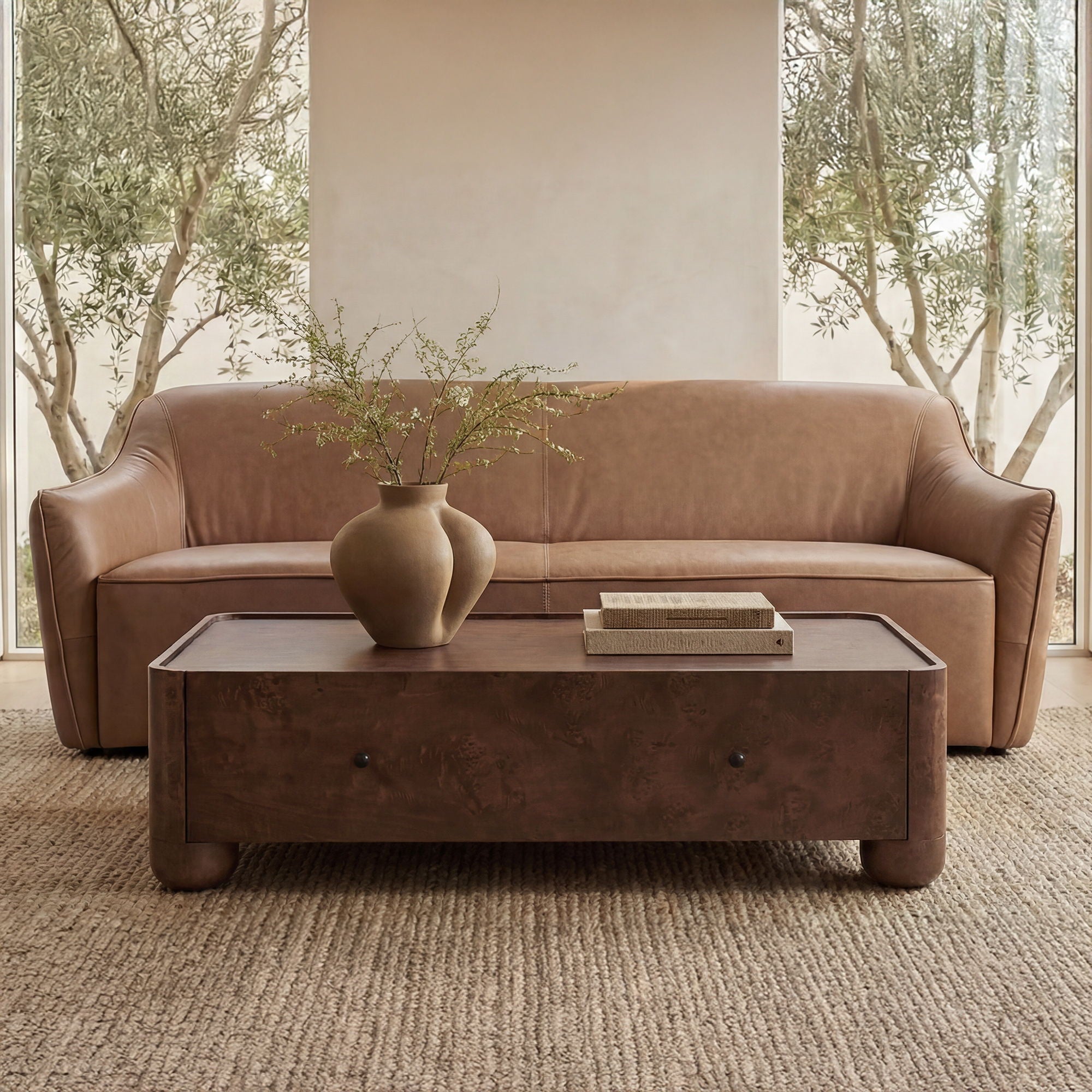 Hawkins – Sofa – Tan / Brown