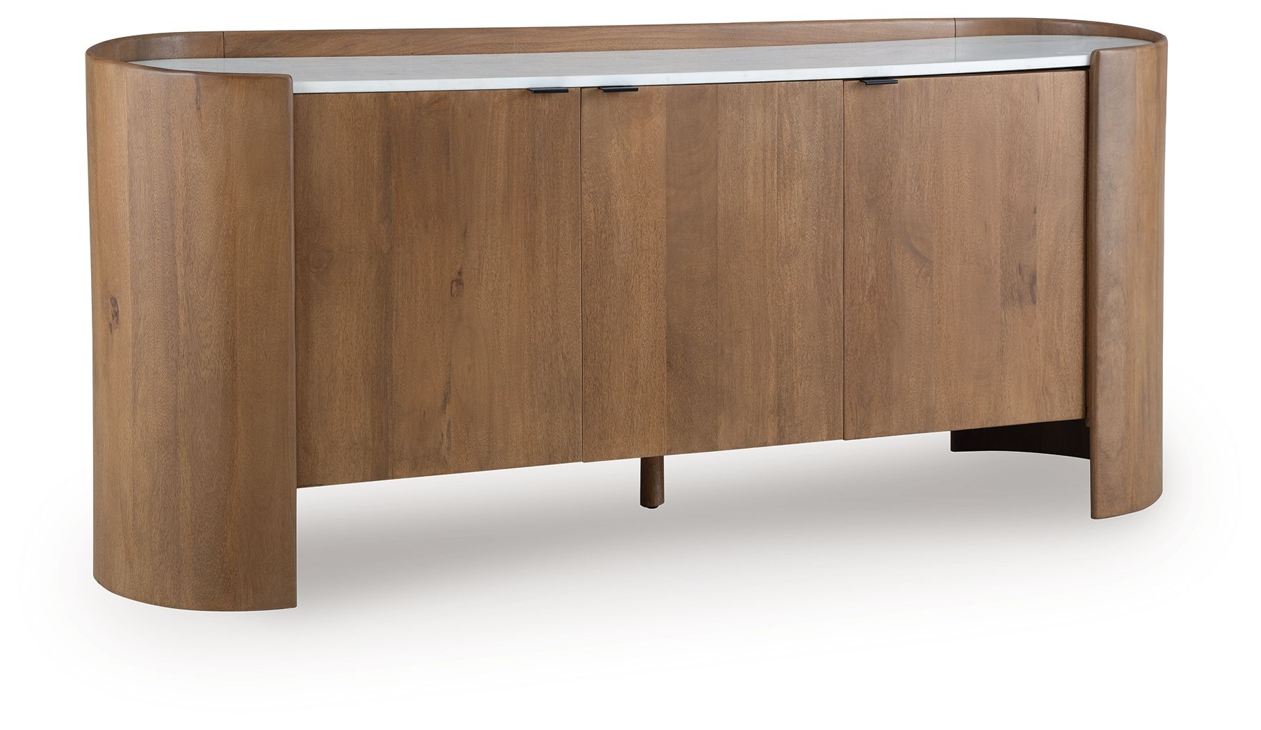 Fitzroy – Accent Cabinet – Brown / White
