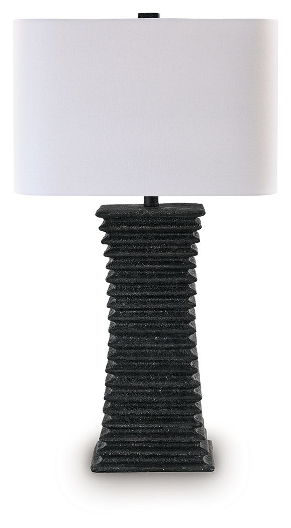 Golzar – Poly Table Lamp – Black
